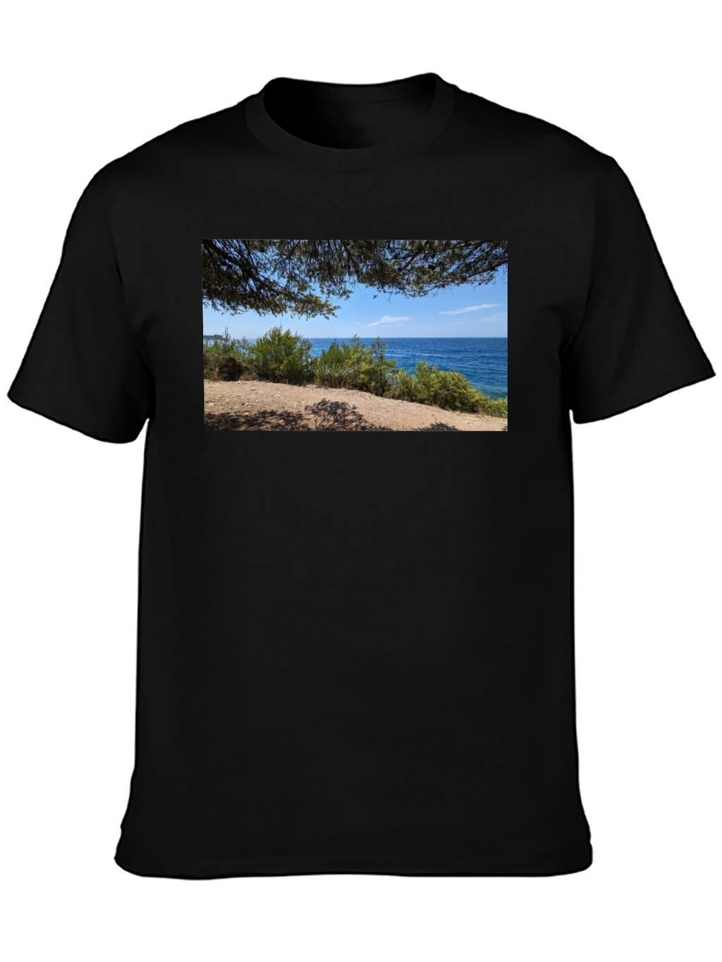 Scenic Coastline Graphic Tee