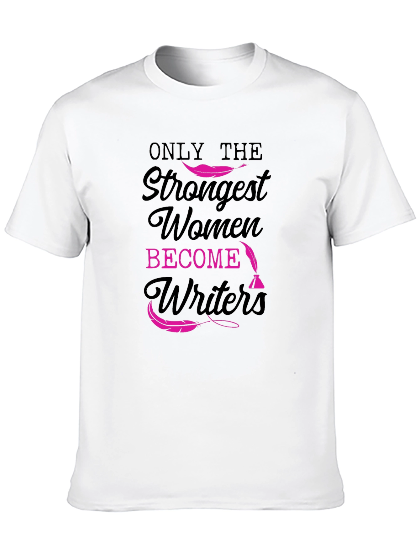 Strongest Women Writers Black Graphic T-Shirt