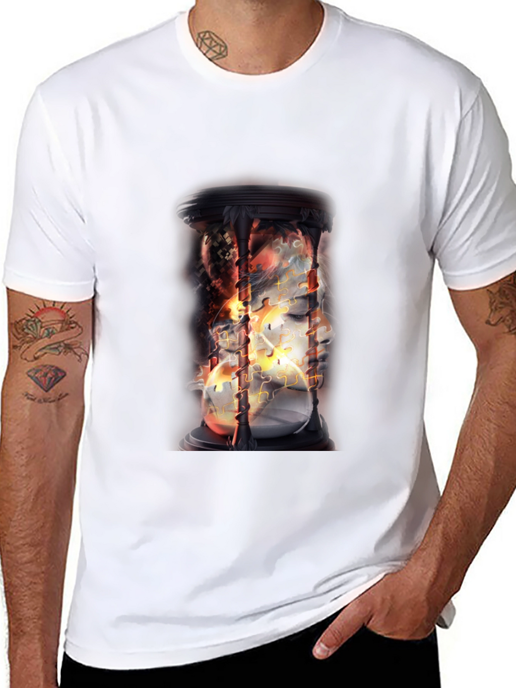 Hourglass Puzzle T-Shirt