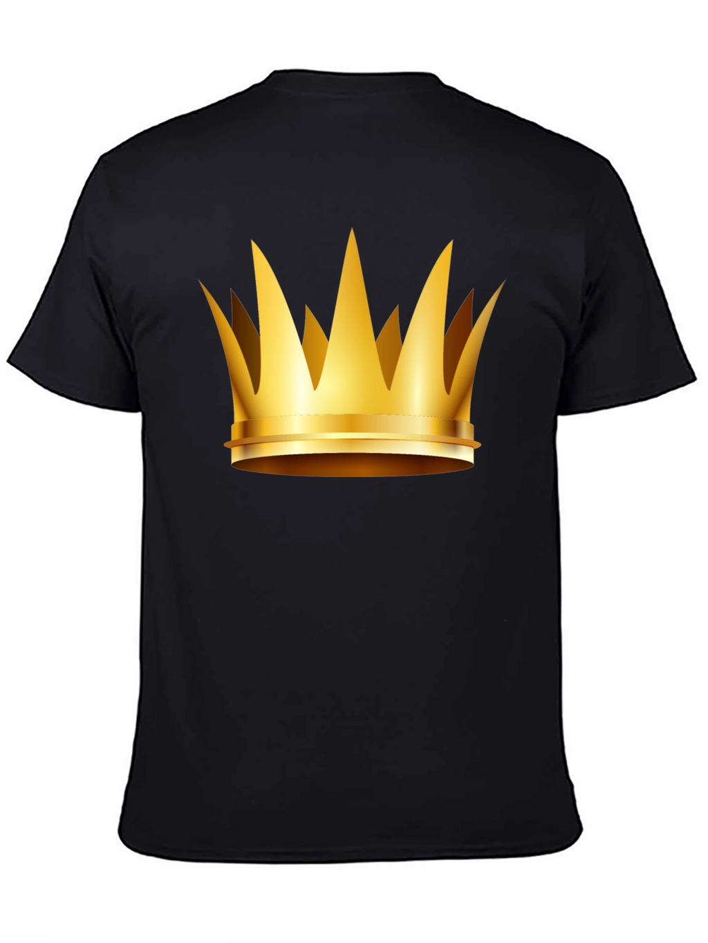Gold Crown Graphic T-Shirt - Kingly Style
