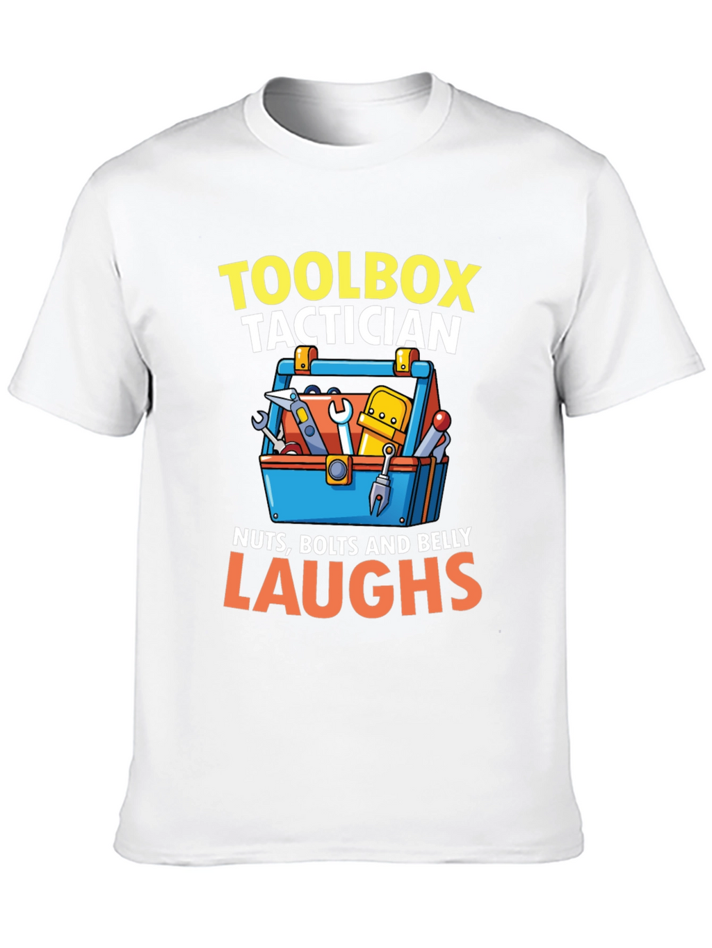 Toolbox Tactician T-Shirt - Nuts Bolts & Belly Laughs