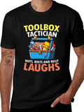 Toolbox Tactician T-Shirt - Nuts Bolts & Belly Laughs
