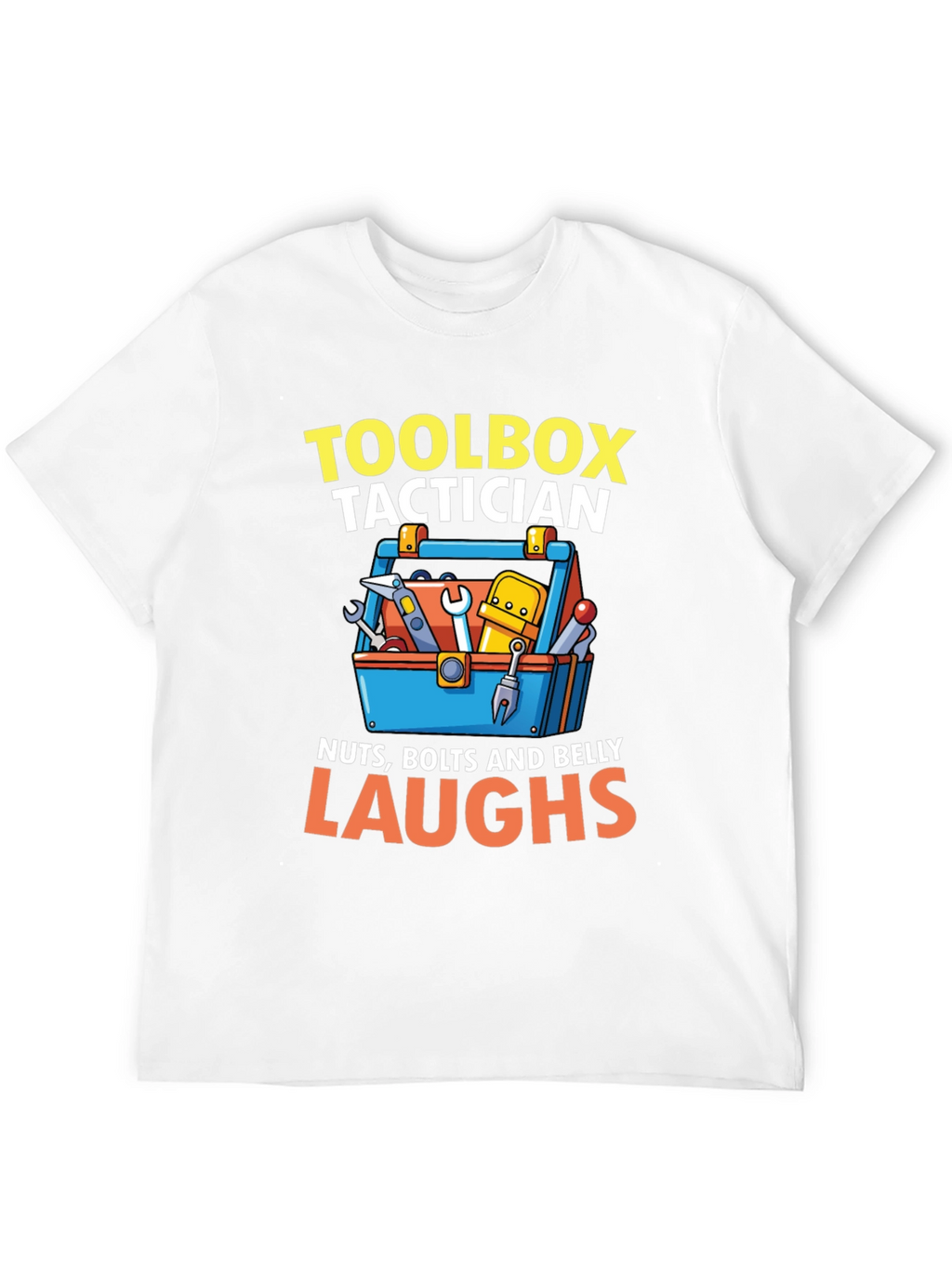 Toolbox Tactician T-Shirt - Nuts Bolts & Belly Laughs