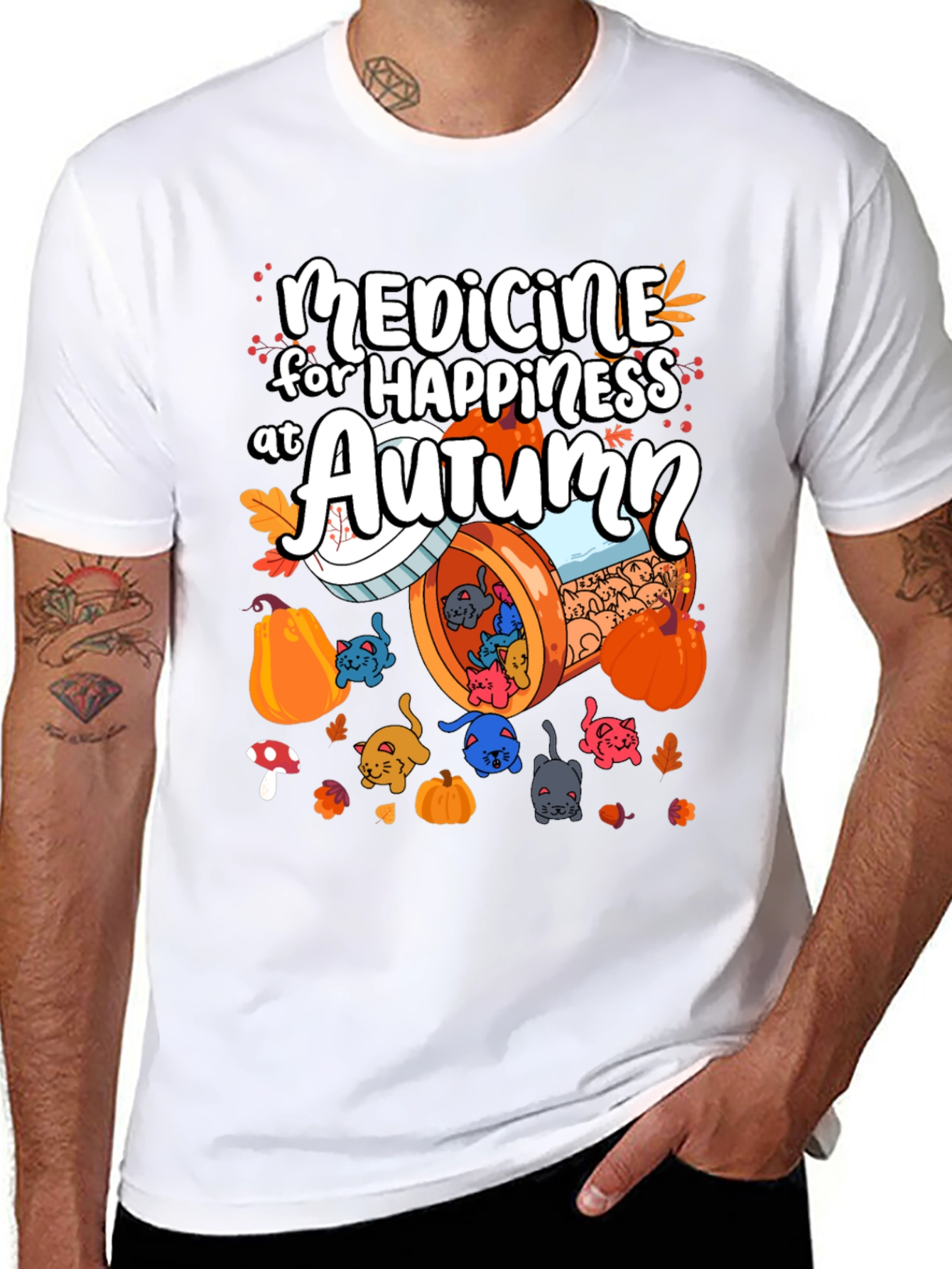 Medicine for Happiness at Autumn T-Shirt