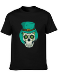 St Patricks Day Skull T-Shirt