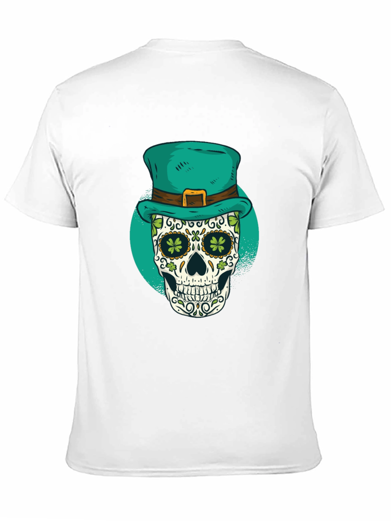 St Patricks Day Skull T-Shirt