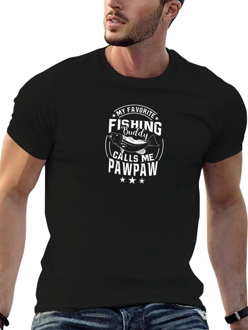My Favorite Fishing Buddy Pawpaw T-Shirt