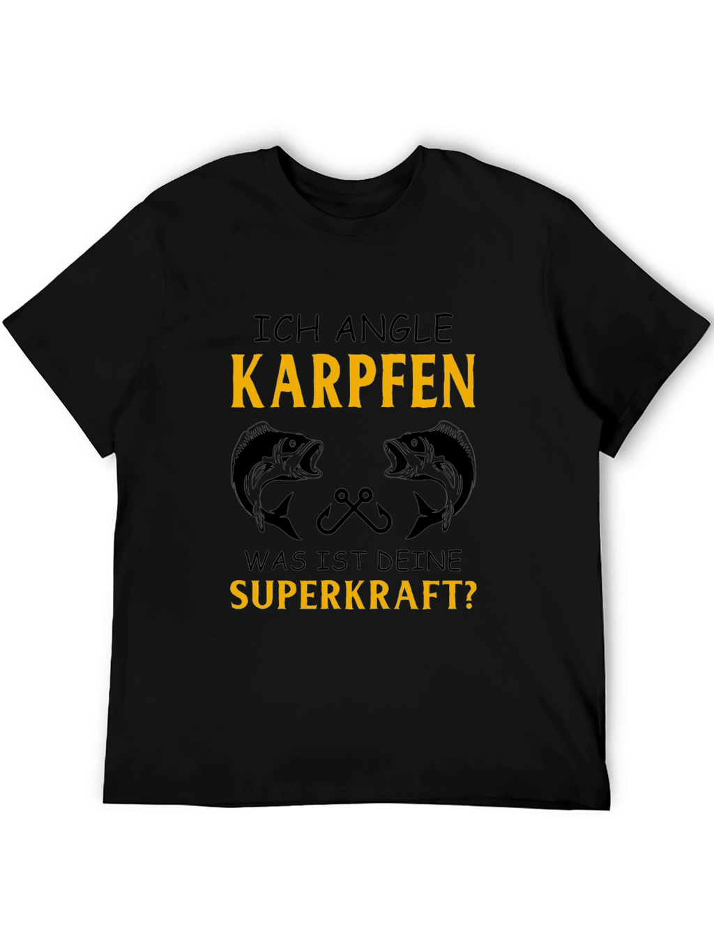 Ich Angle Karpfen Superkraft T-Shirt