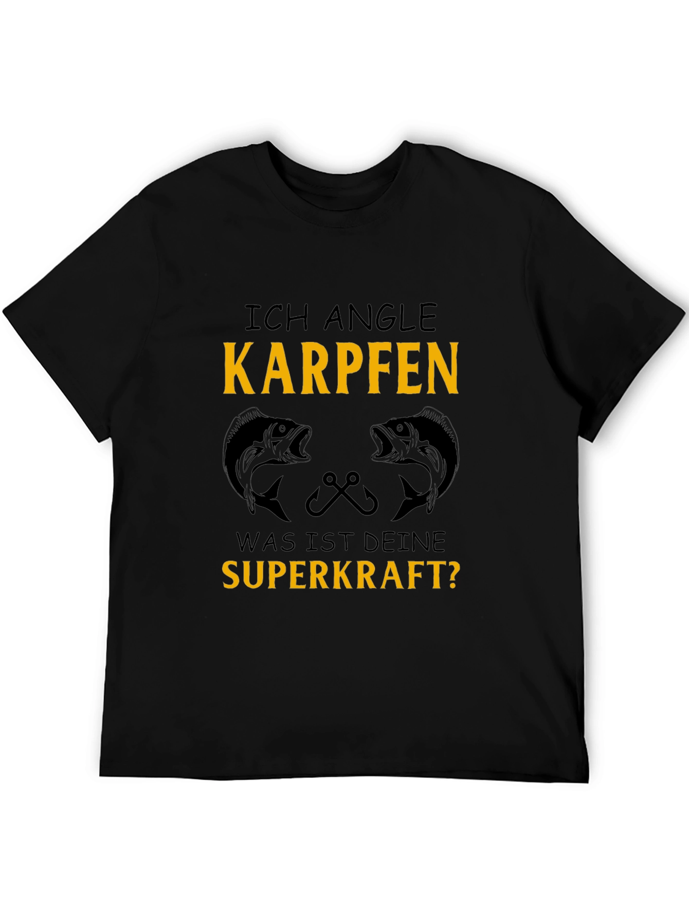 Ich Angle Karpfen Superkraft T-Shirt