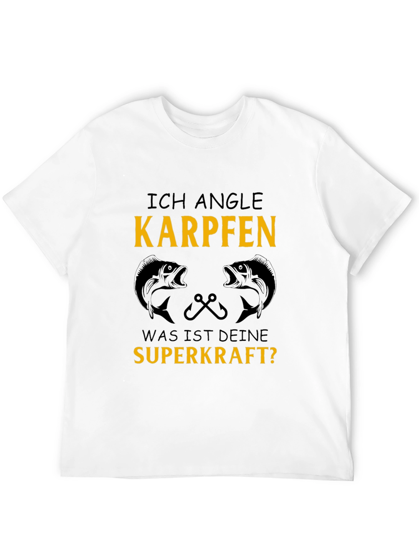 Ich Angle Karpfen Superkraft T-Shirt