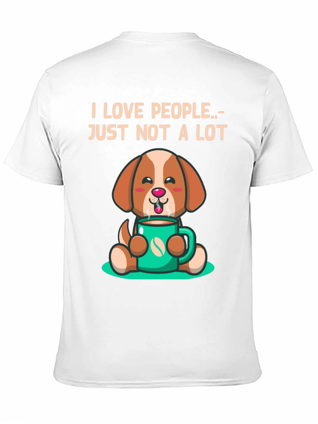 I Love People.. Just Not a Lot Dog T-Shirt