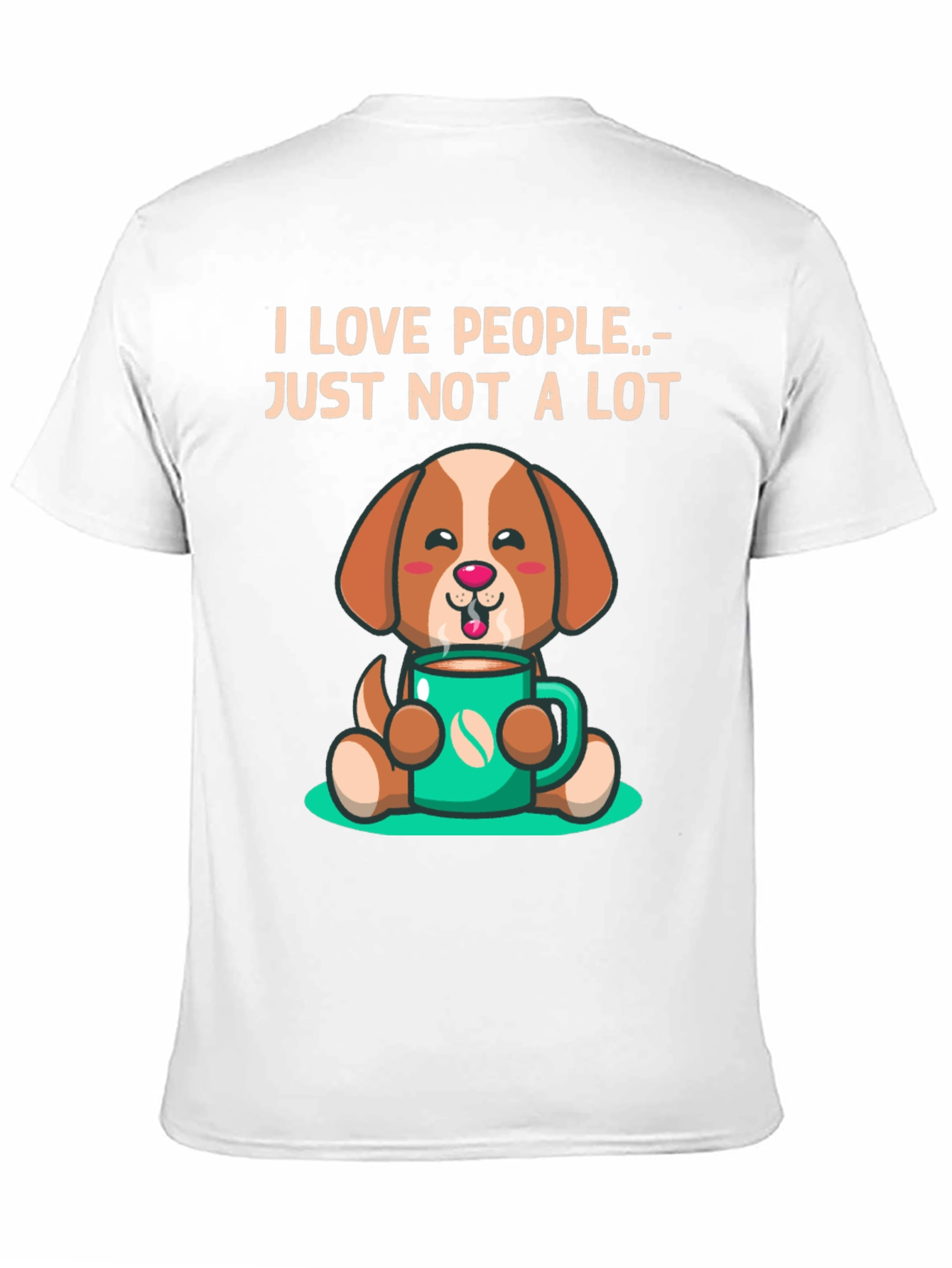 I Love People.. Just Not a Lot Dog T-Shirt
