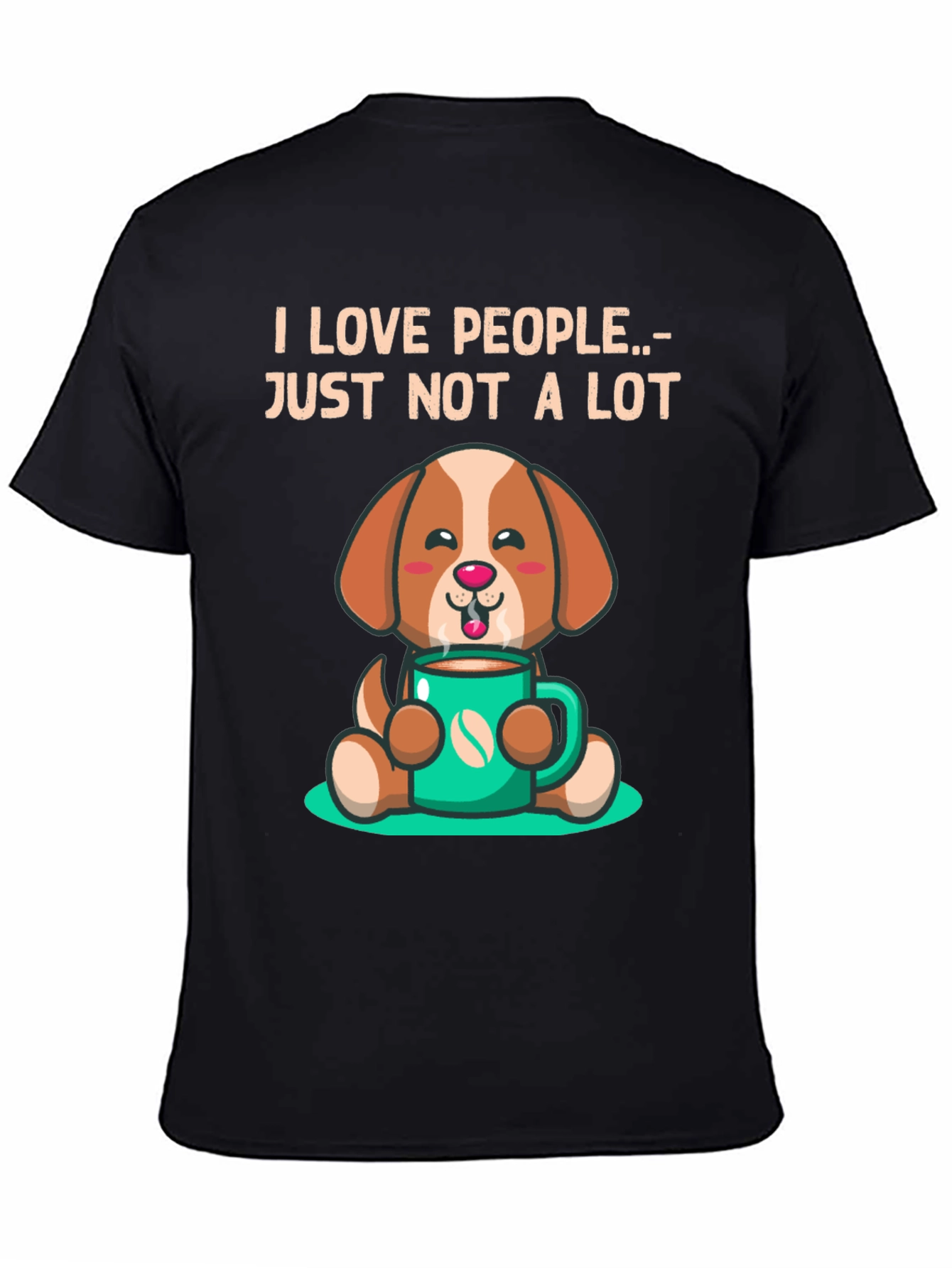 I Love People.. Just Not a Lot Dog T-Shirt