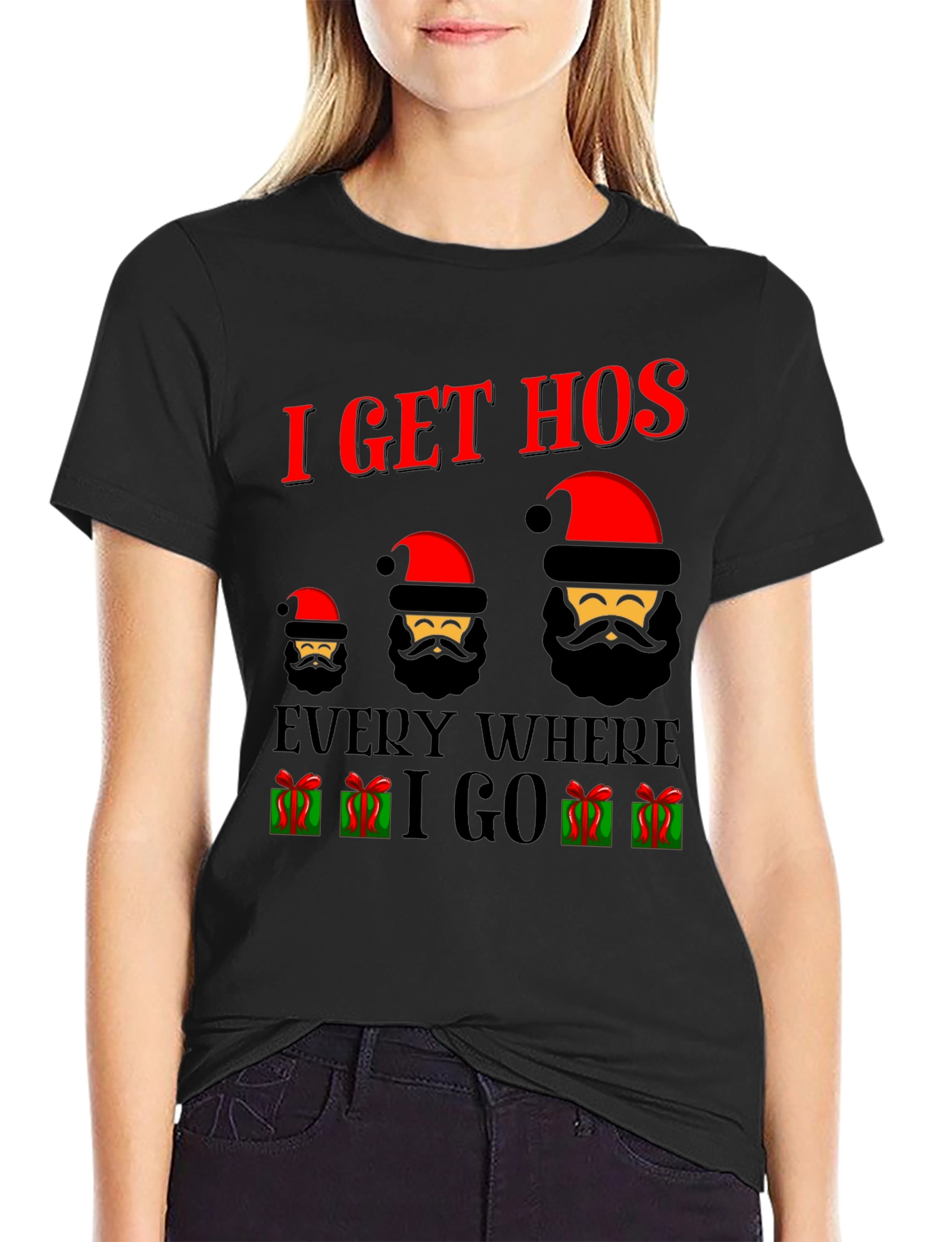 I Get Hos Santa Christmas T-Shirt