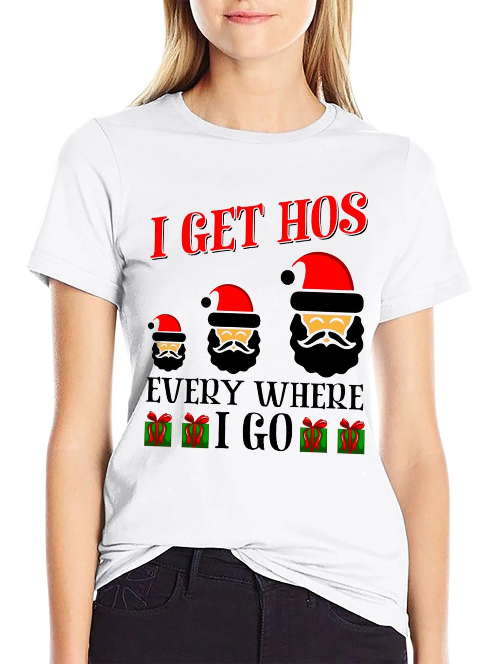 I Get Hos Santa Christmas T-Shirt