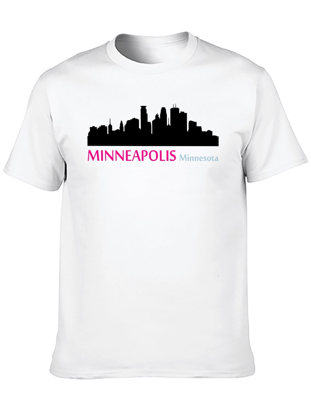 Minneapolis Skyline Graphic Tee - Black