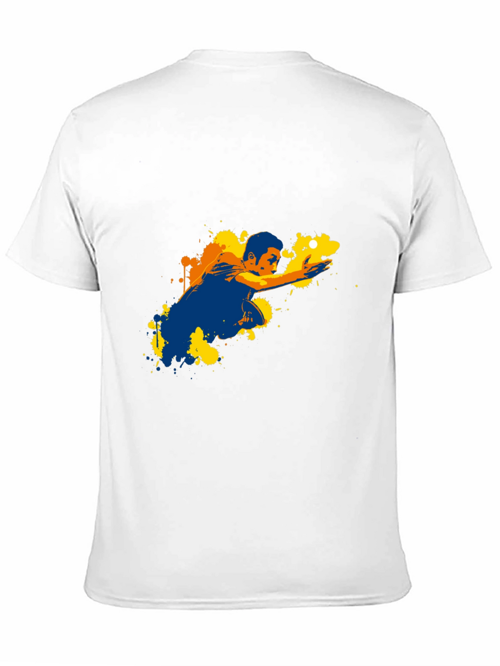 Graphic Print T-Shirt - Pool Player Design