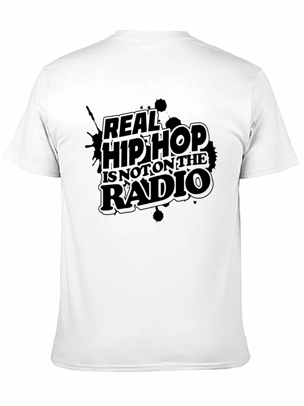Real Hip Hop T-Shirt - Graphic Tee - Black