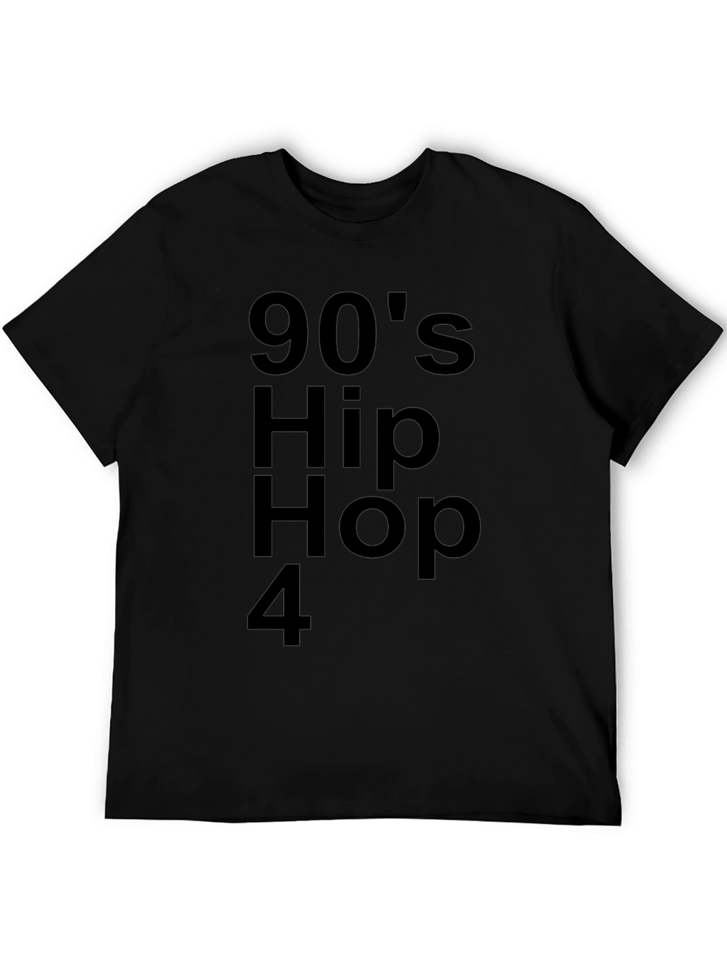 90s Hip Hop T-Shirt - Black