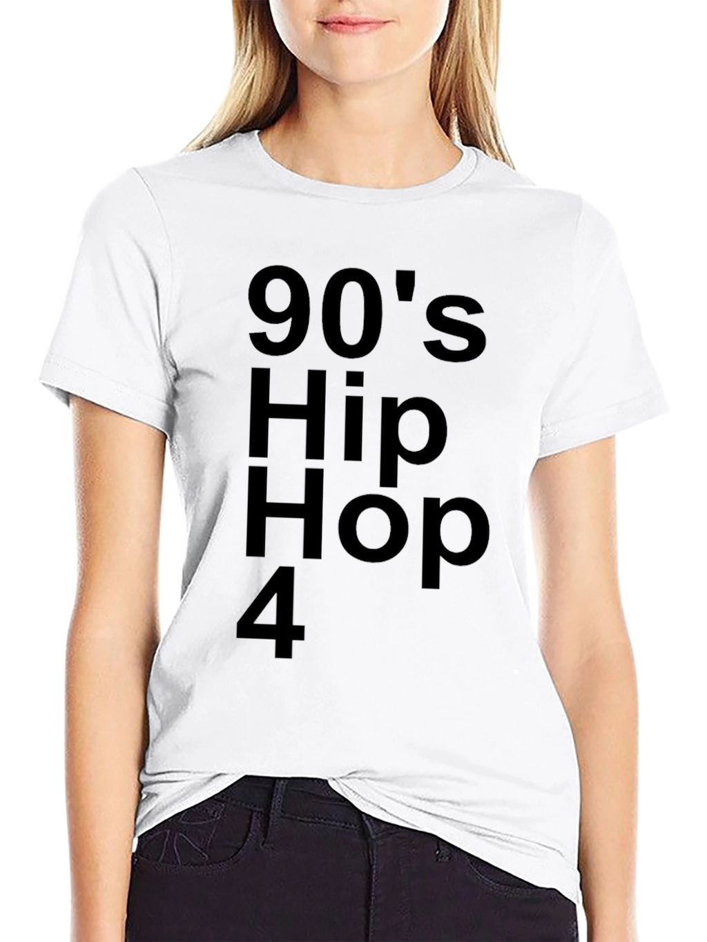 90s Hip Hop T-Shirt - Black