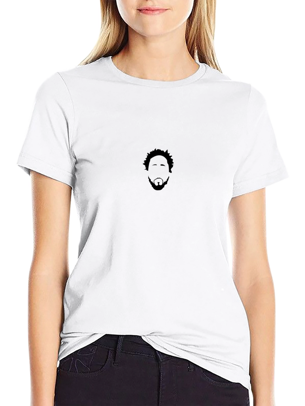 Silhouette Graphic Tee - Black Casual Shirt