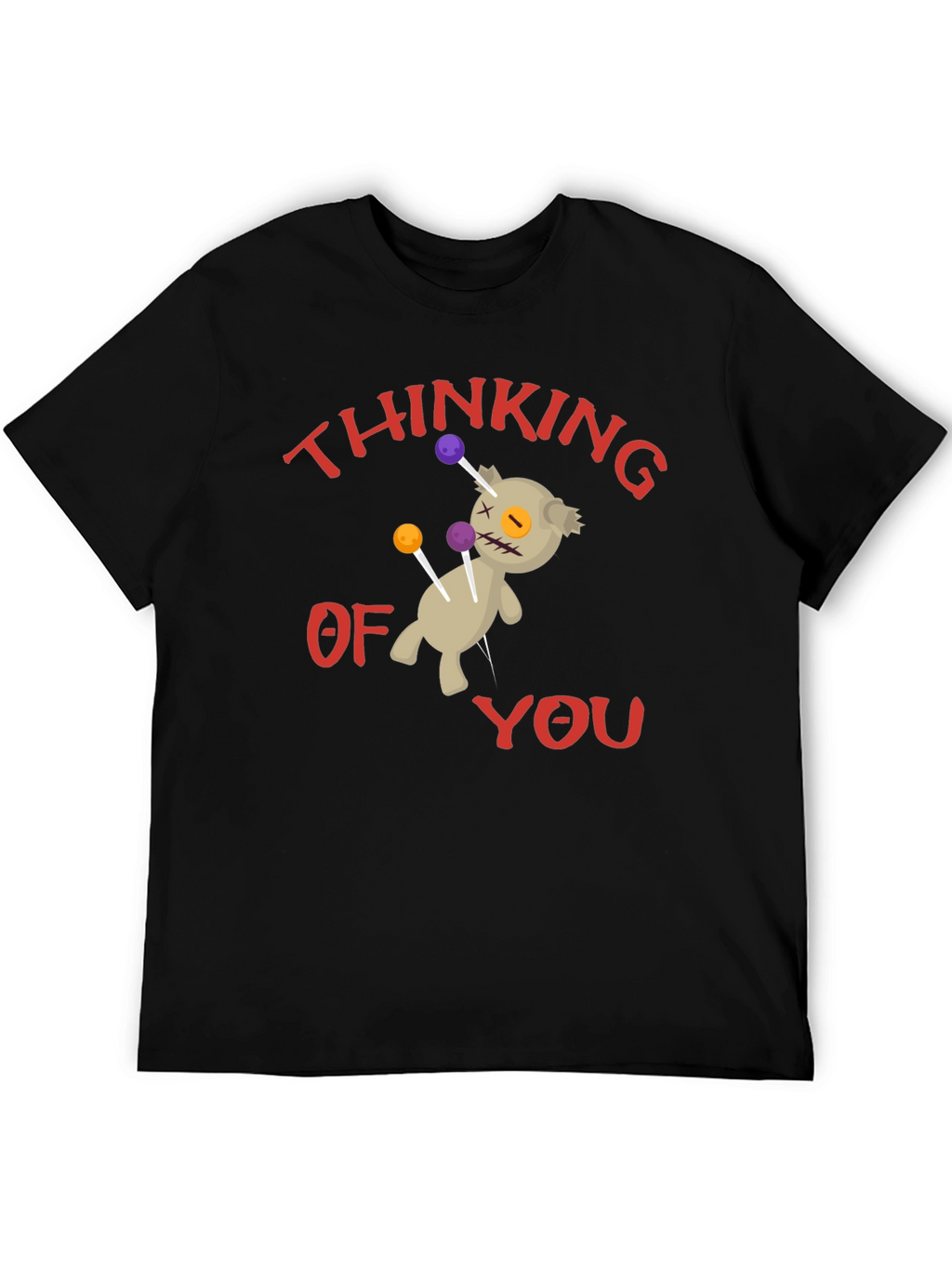 Voodoo Doll Thinking of You Graphic T-Shirt