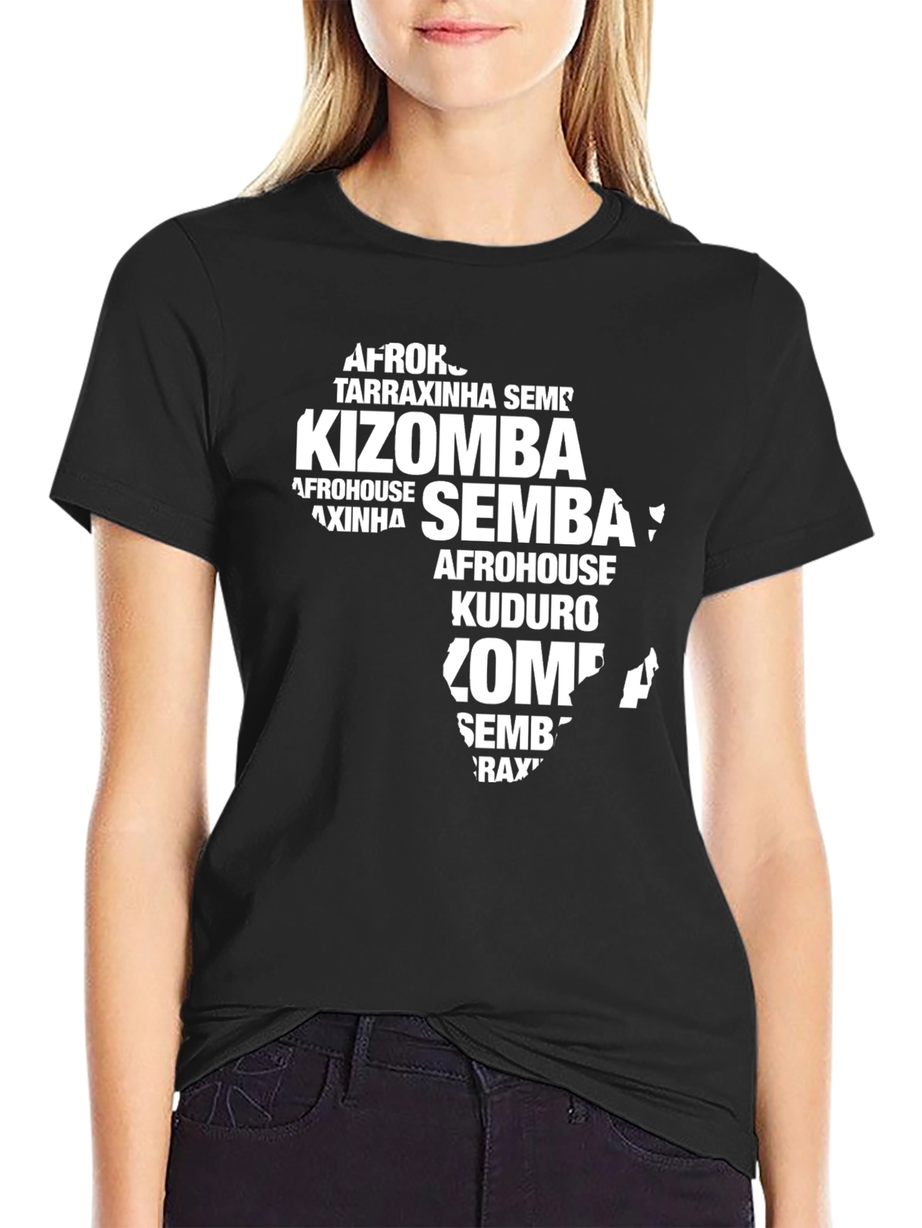 Africa Dance Style T-Shirt Black
