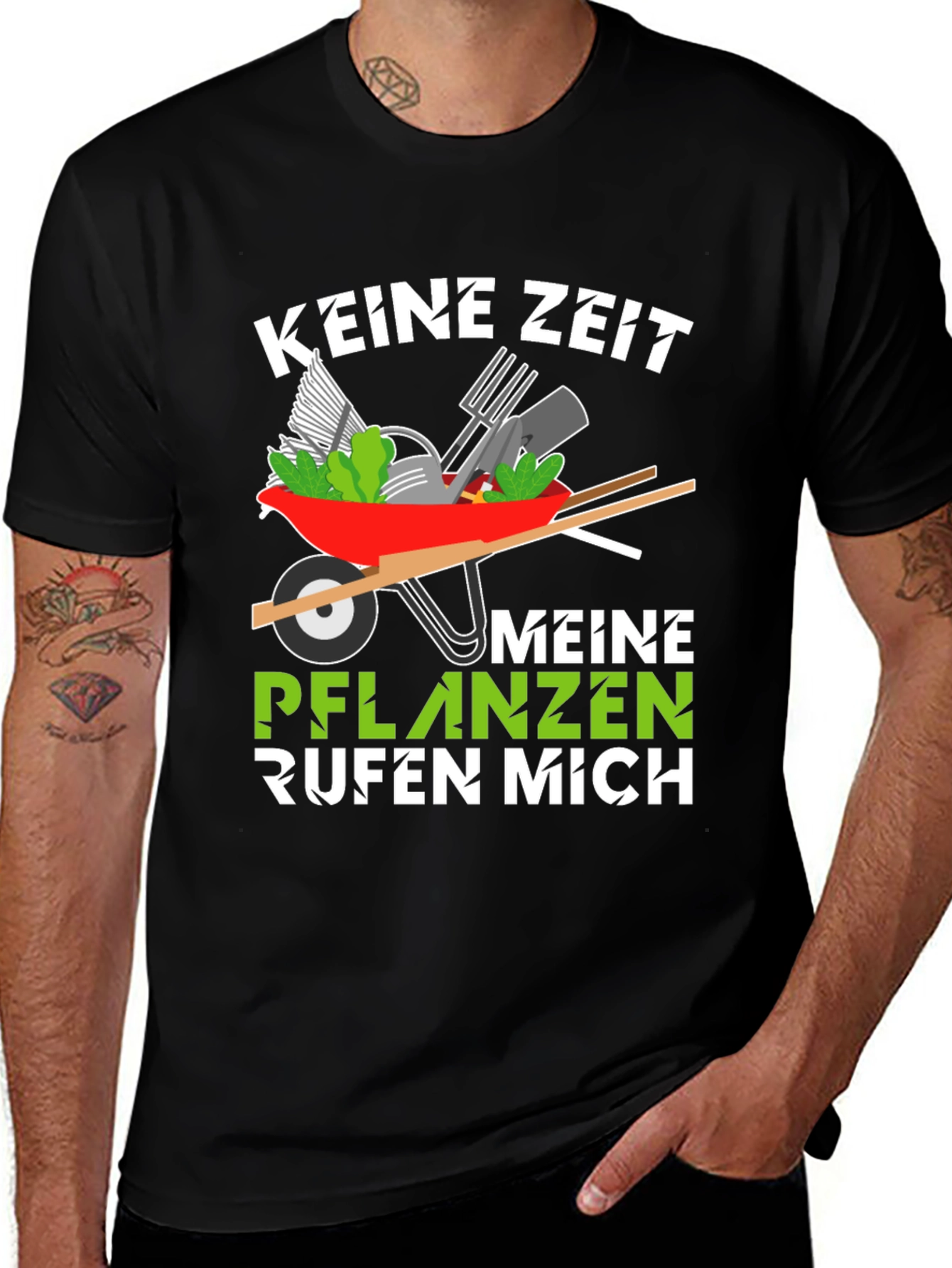 Gardening T-Shirt - Keine Zeit Meine Pflanzen