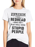 Warning Redhead T-Shirt