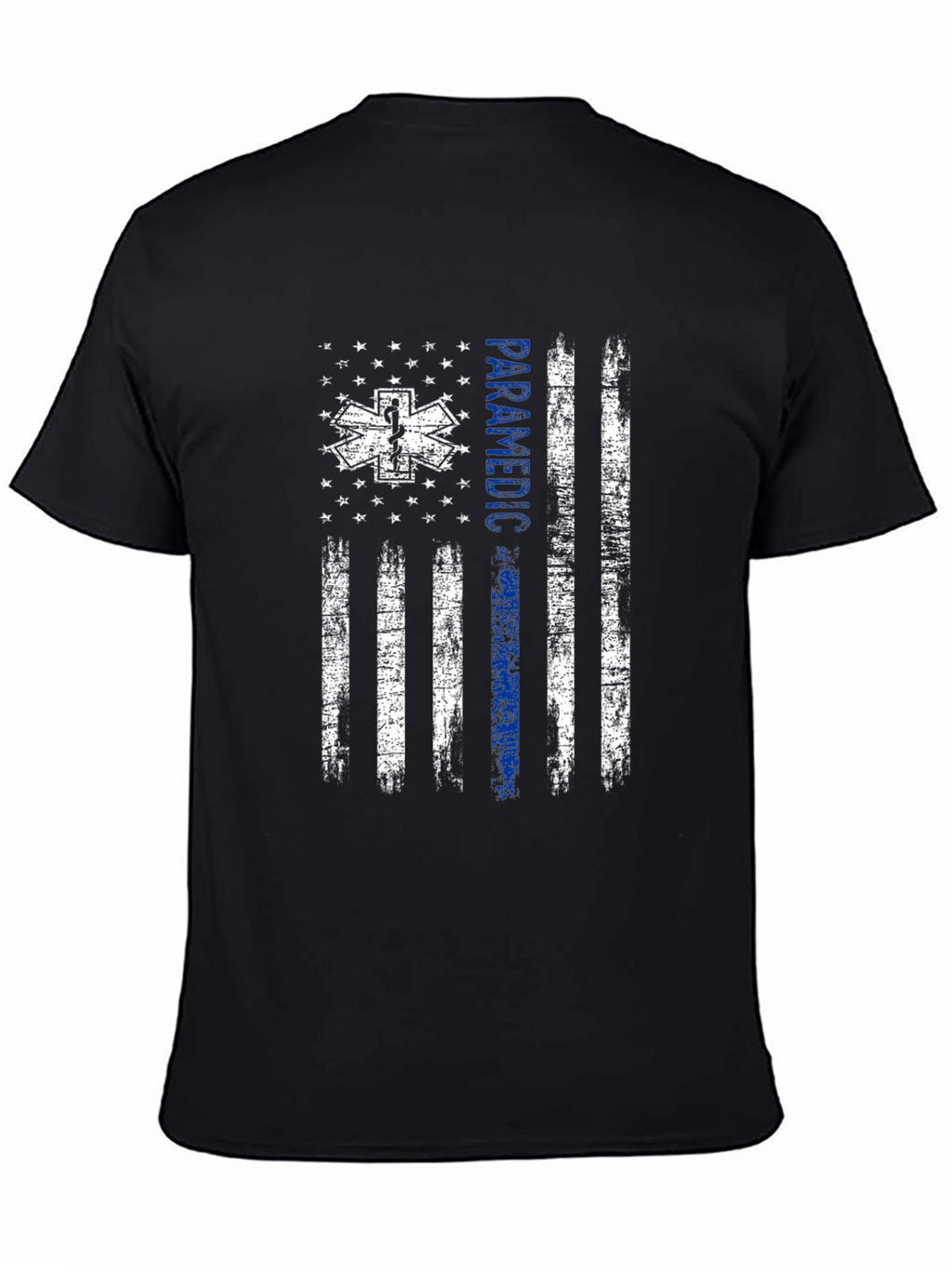 Paramedic American Flag Graphic T-Shirt