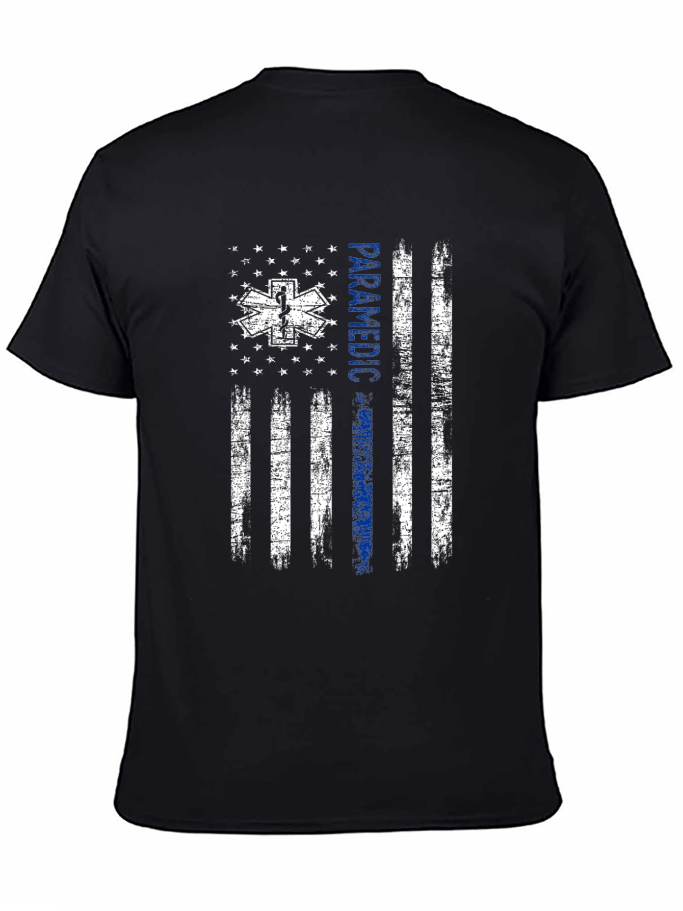Paramedic American Flag Graphic T-Shirt