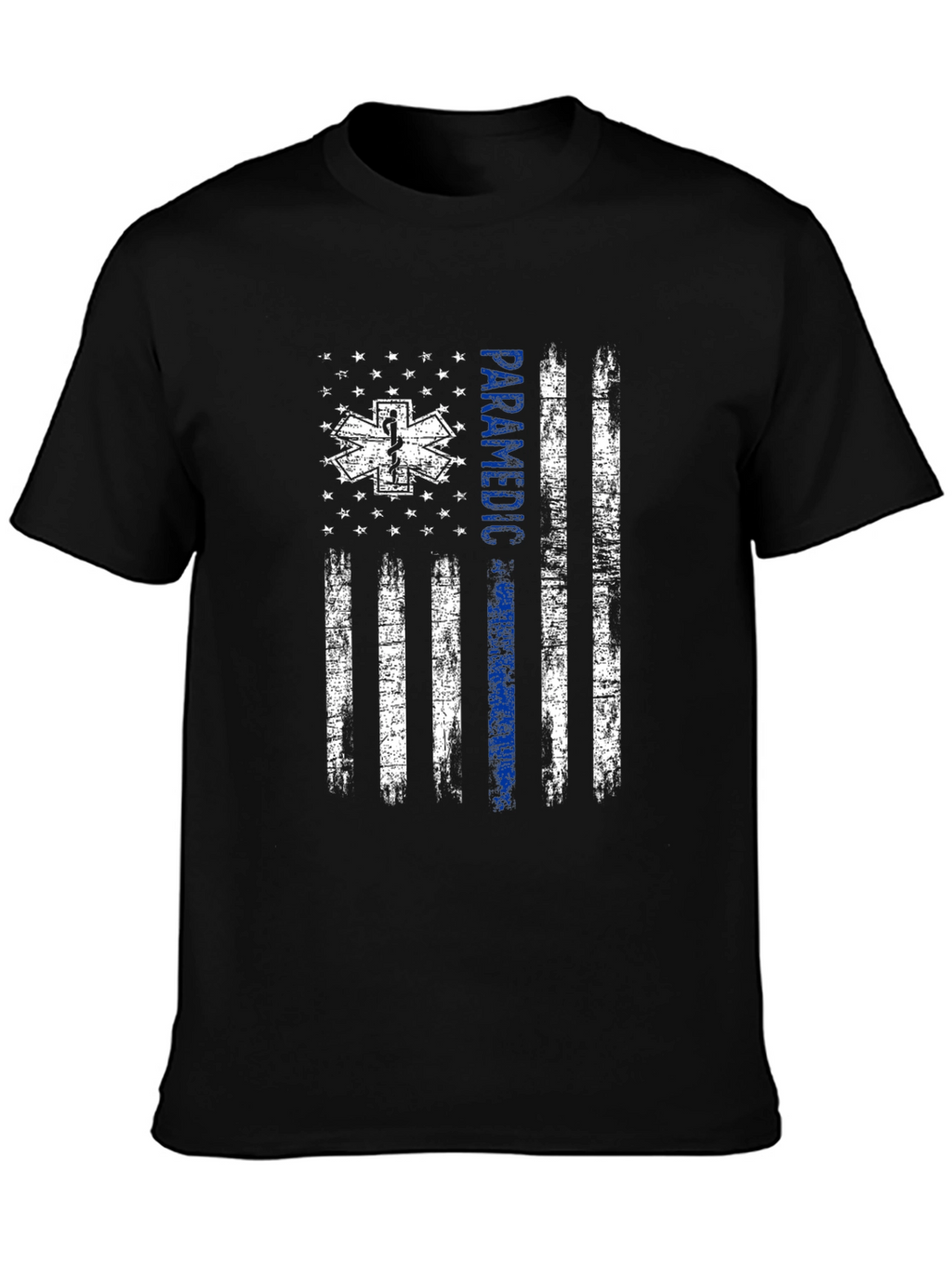 Paramedic American Flag Graphic T-Shirt