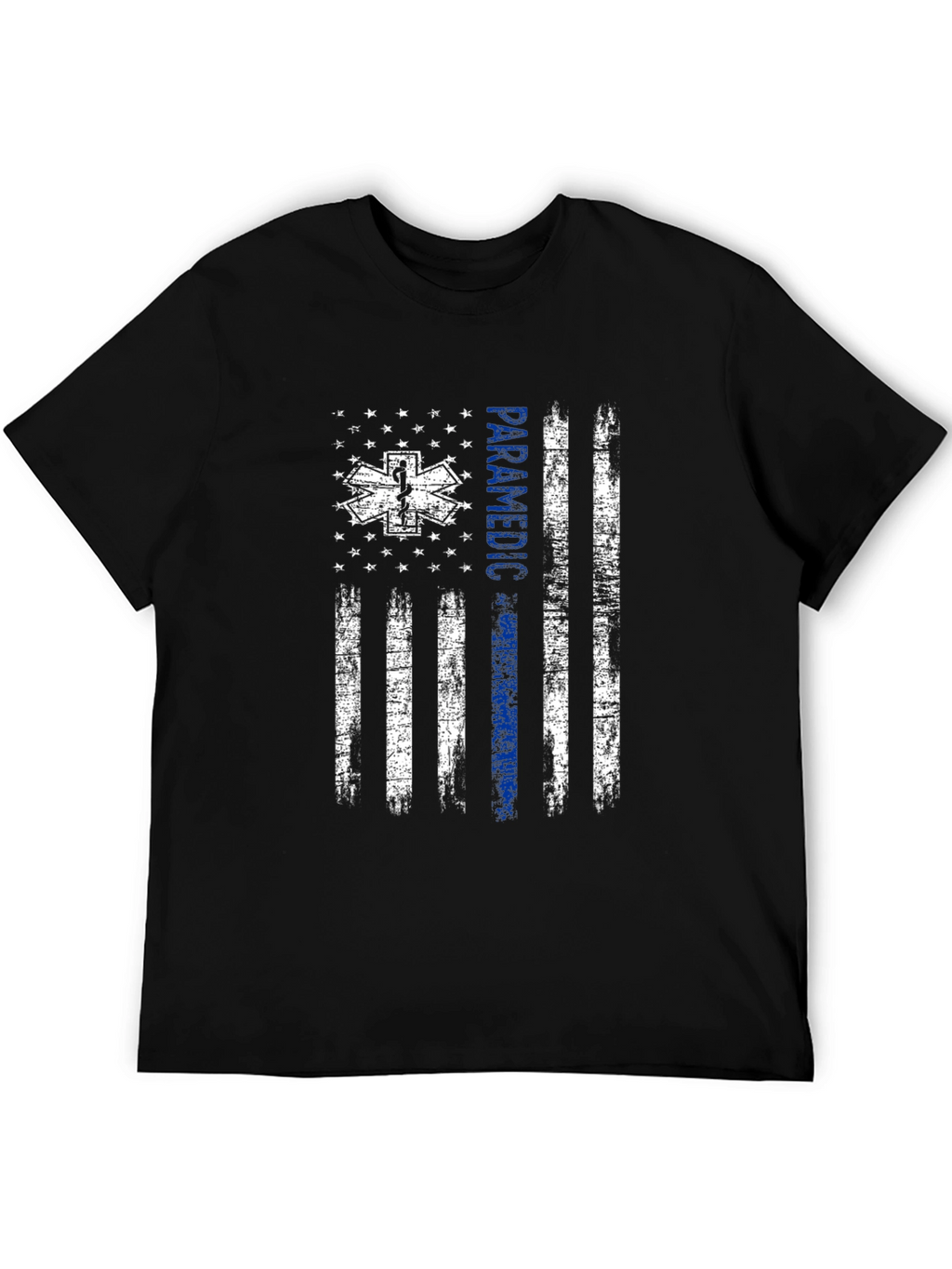 Paramedic American Flag Graphic T-Shirt