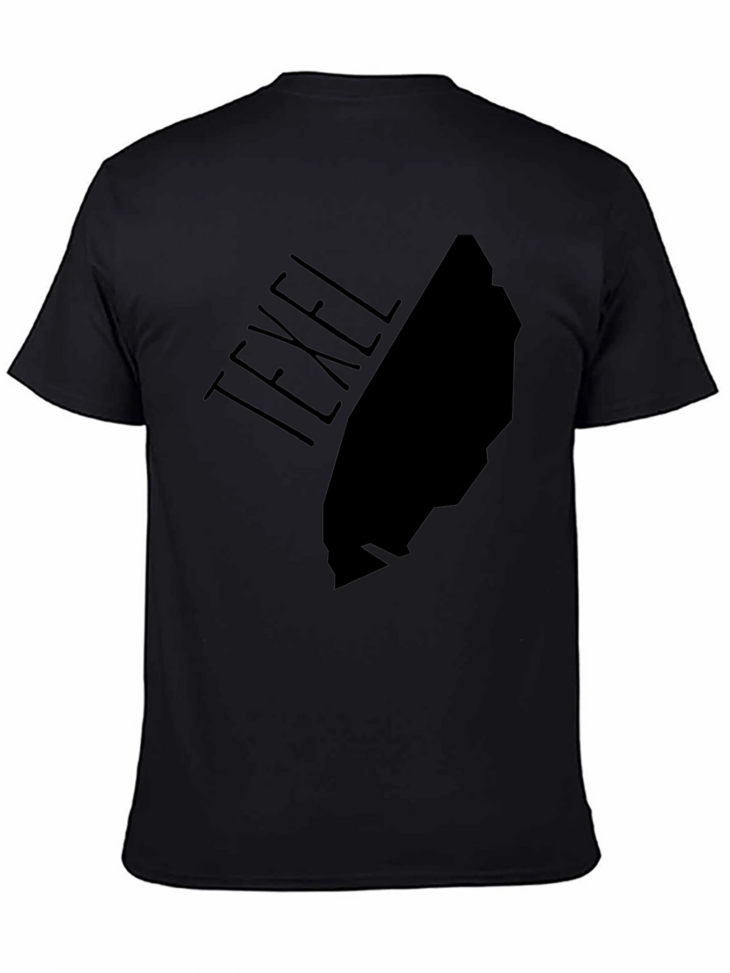 Texel Island Graphic Tee - Black Cotton T-Shirt