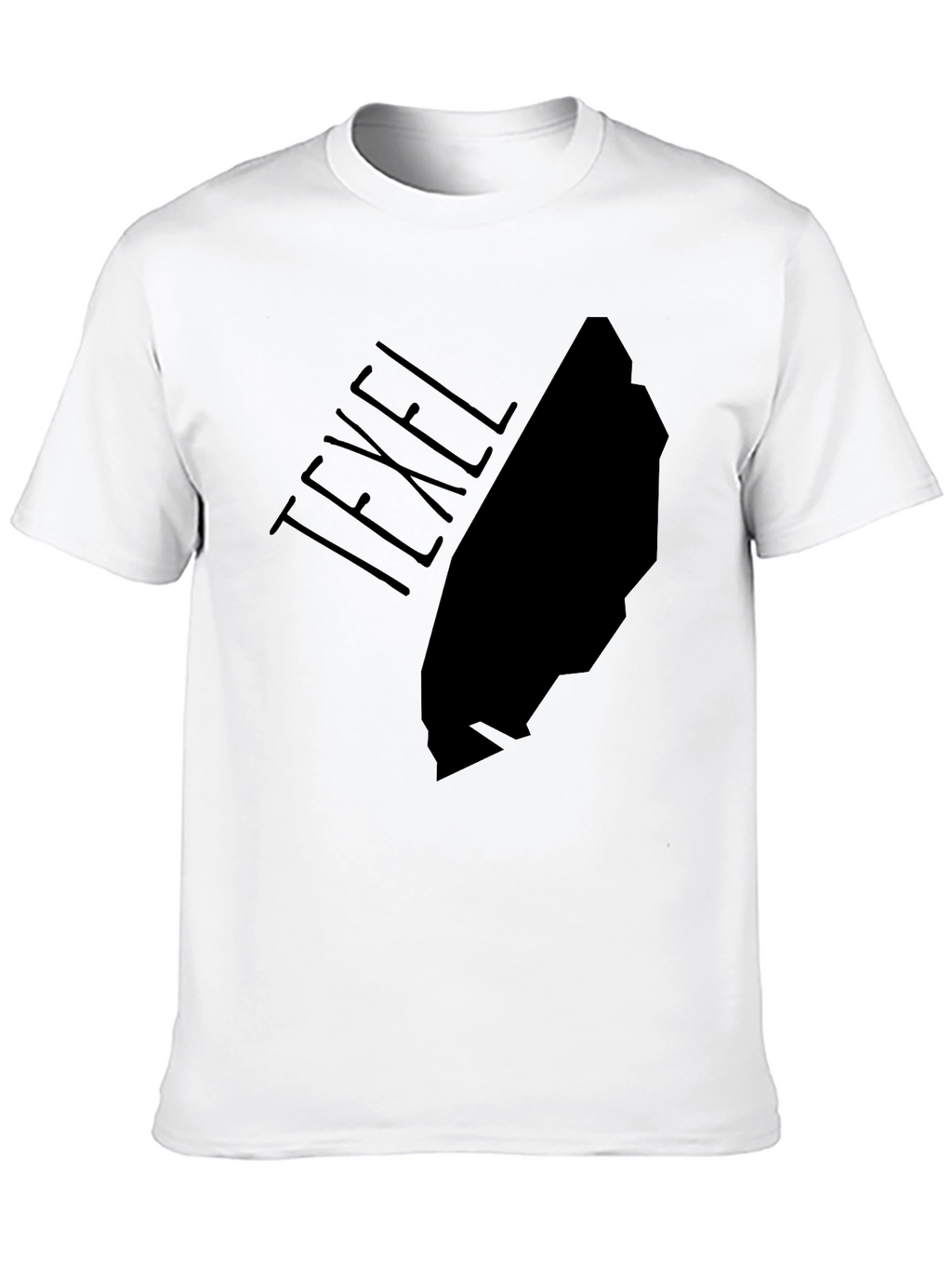 Texel Island Graphic Tee - Black Cotton T-Shirt