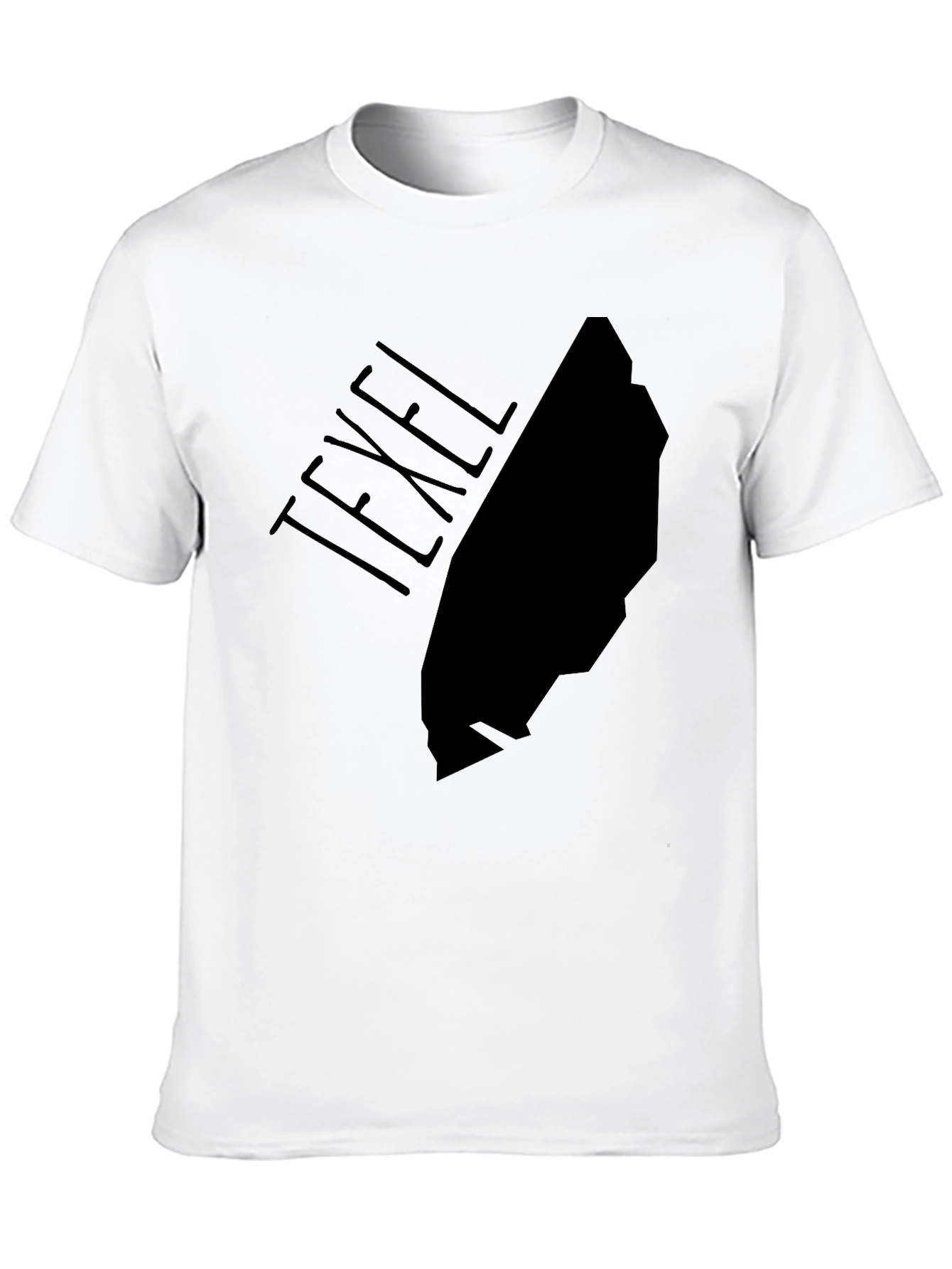 Texel Island Graphic Tee - Black Cotton T-Shirt