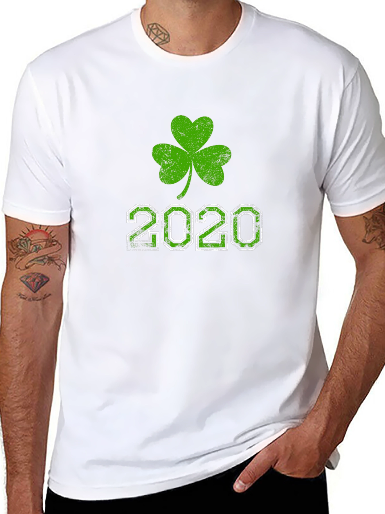 St. Patricks Day 2020 Shamrock Graphic Tee