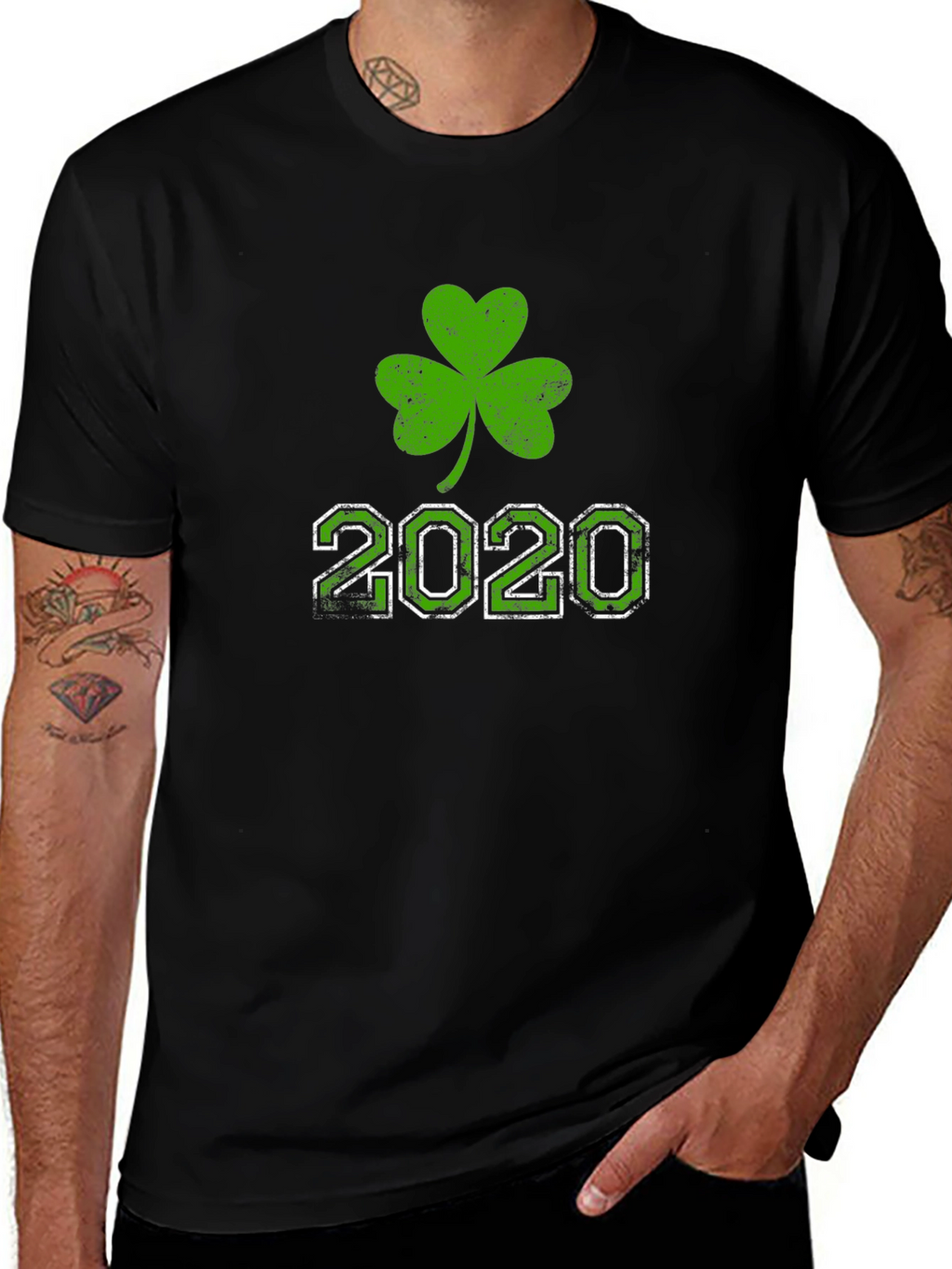 St. Patricks Day 2020 Shamrock Graphic Tee