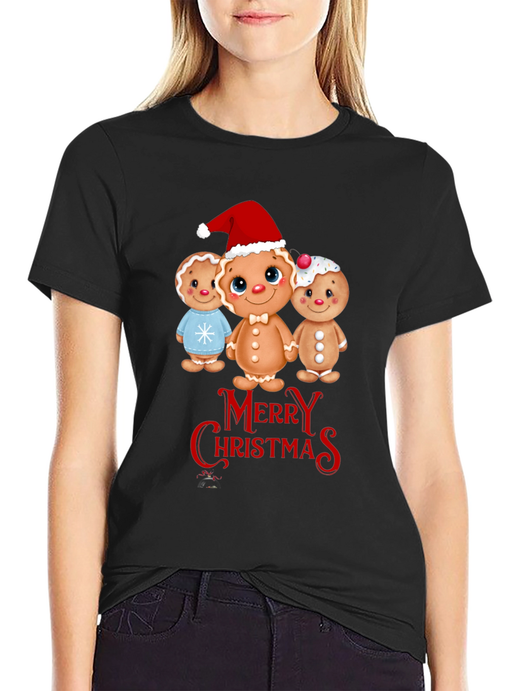 Gingerbread Merry Christmas T-Shirt
