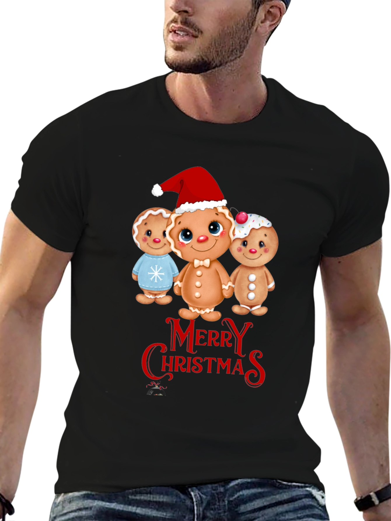 Gingerbread Merry Christmas T-Shirt