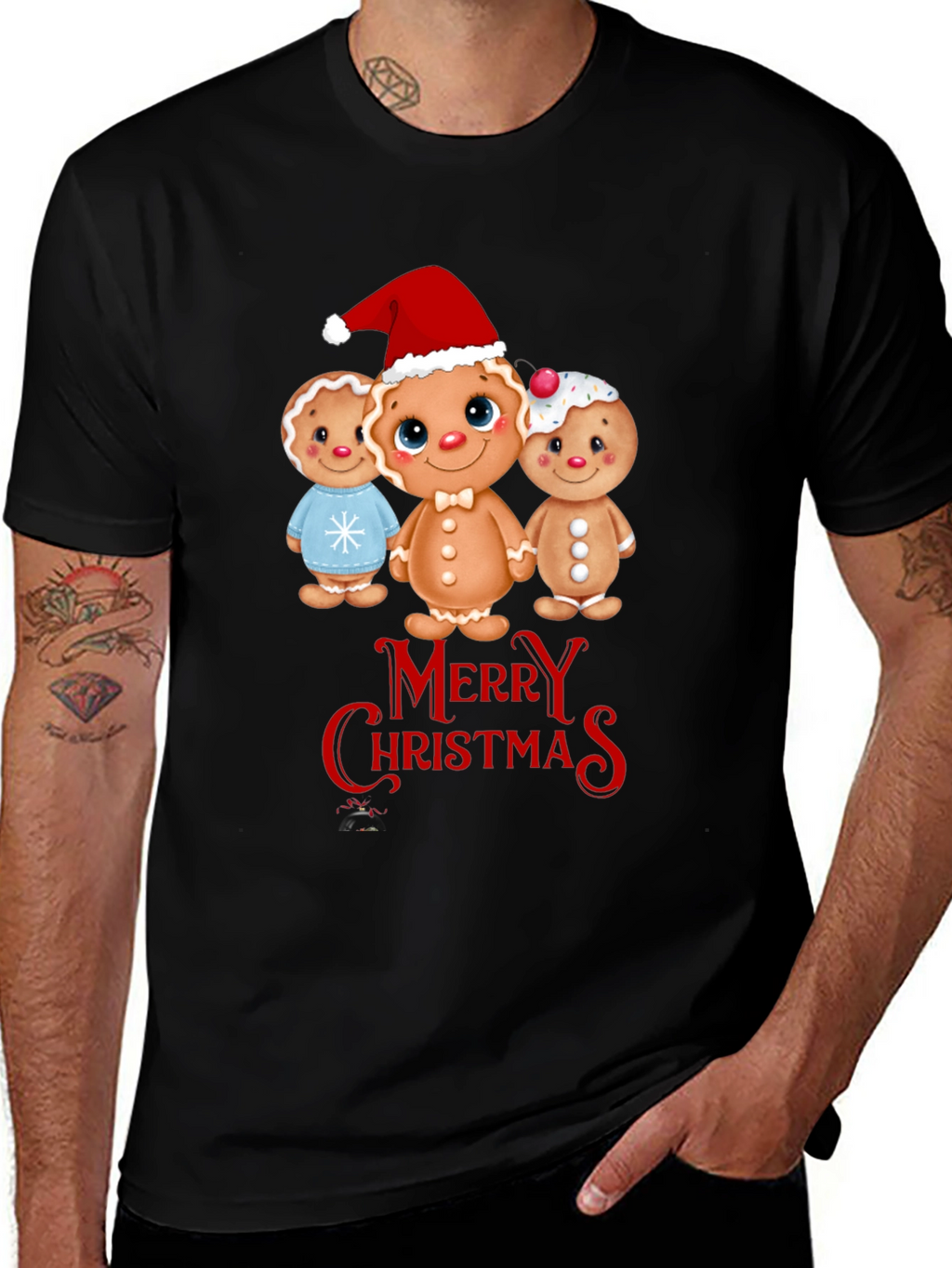 Gingerbread Merry Christmas T-Shirt