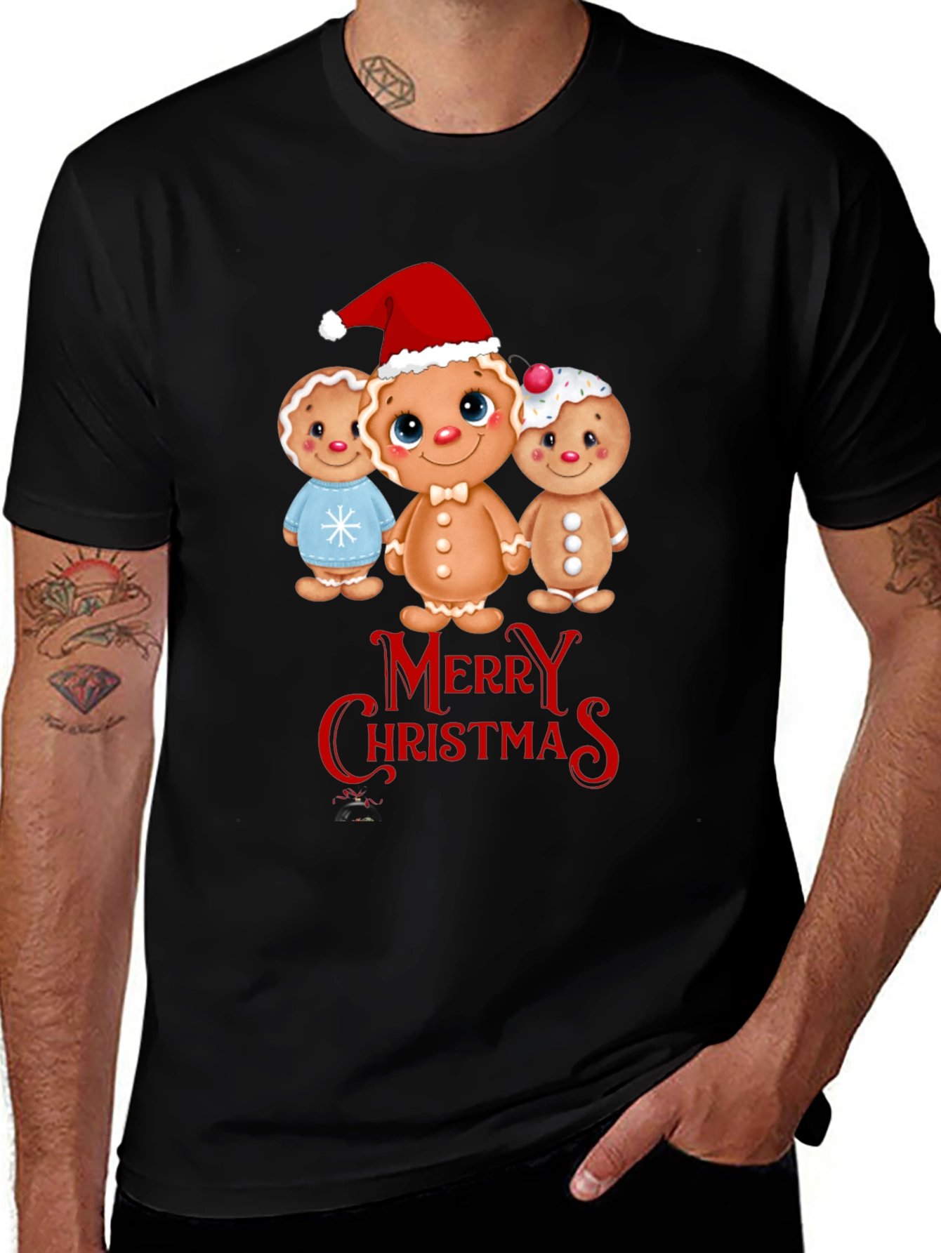 Gingerbread Merry Christmas T-Shirt