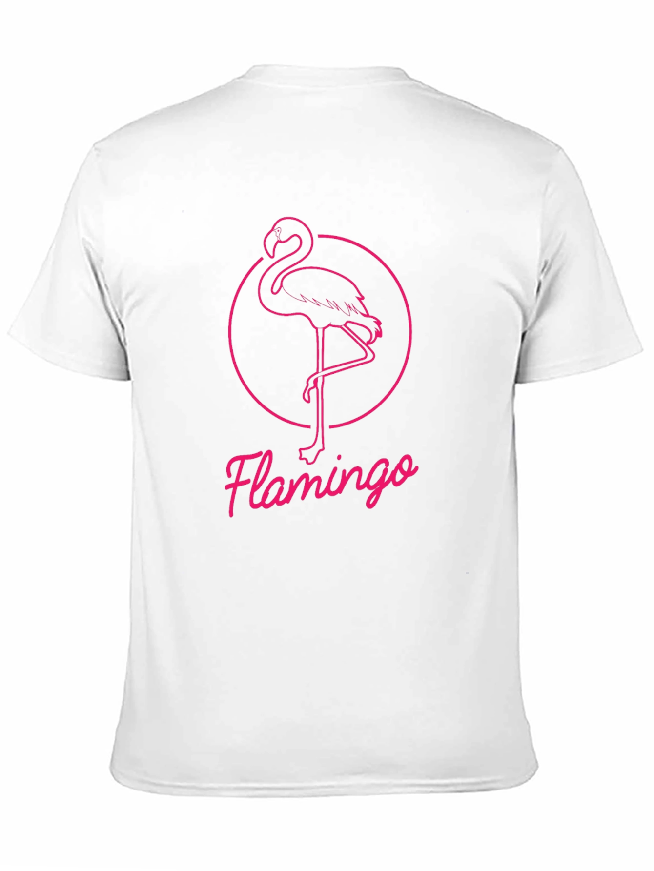 Pink Flamingo Graphic Tee - Stylish Black T-Shirt