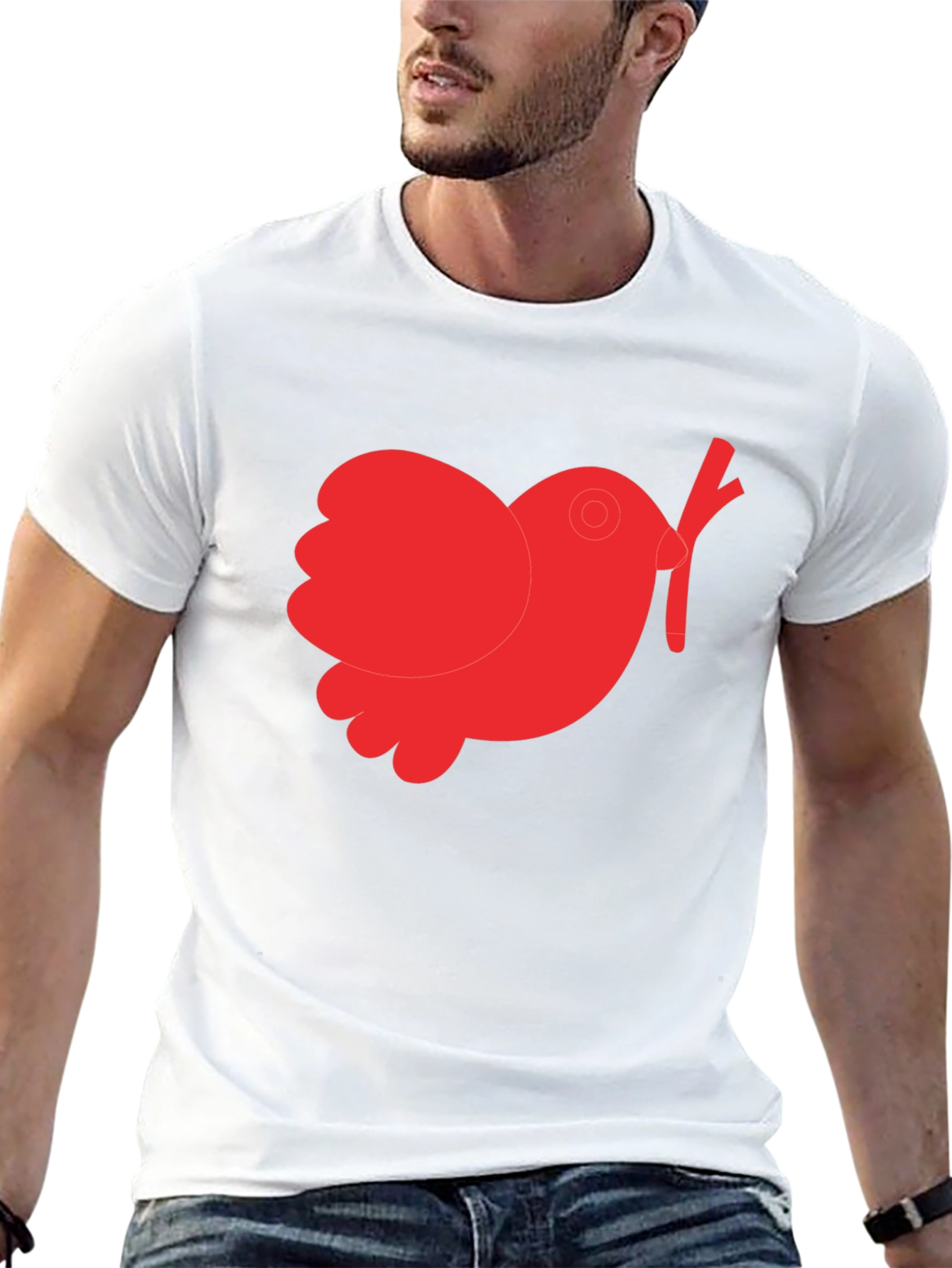 Peace Dove Graphic Tee - Black