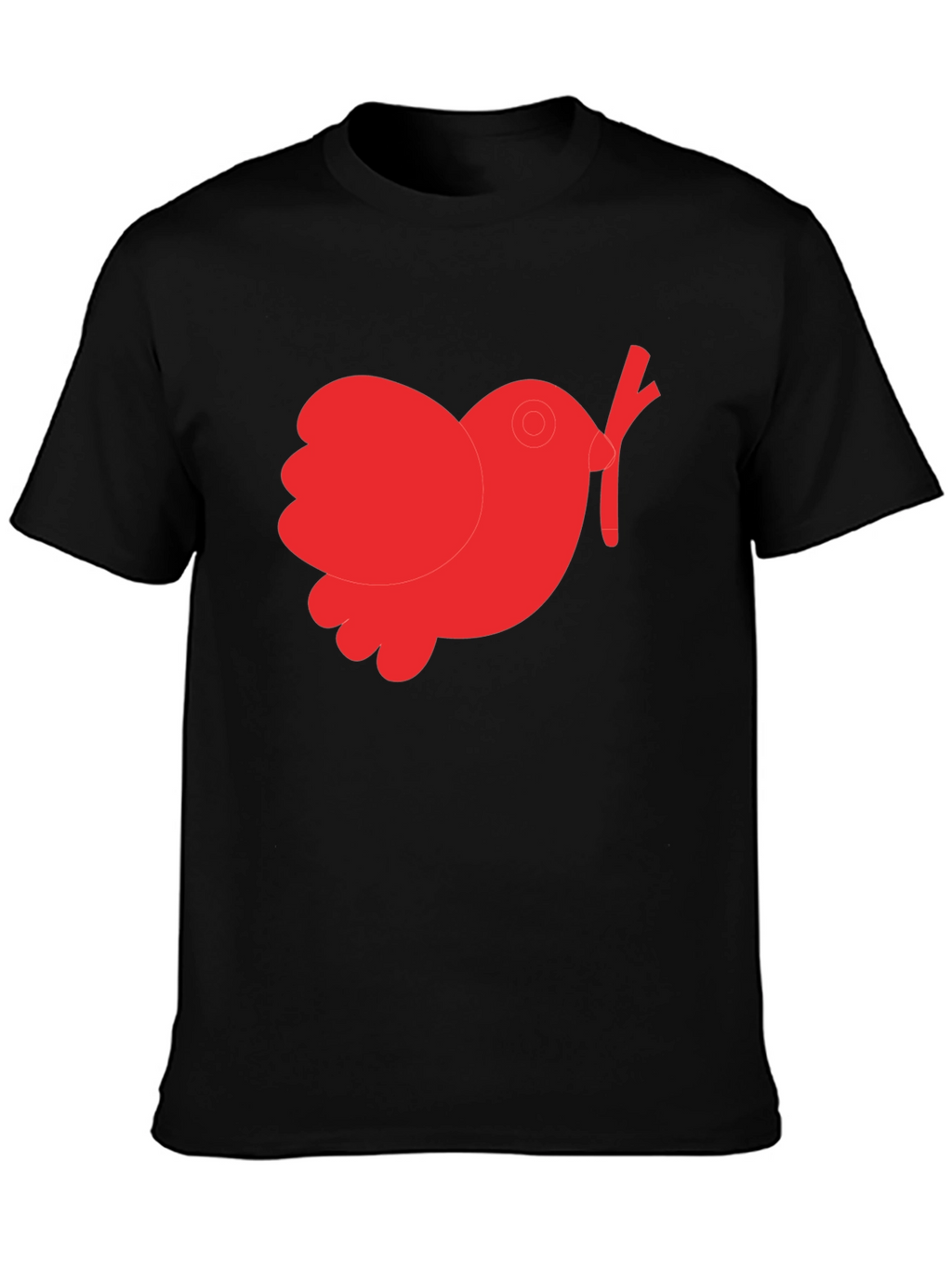 Peace Dove Graphic Tee - Black