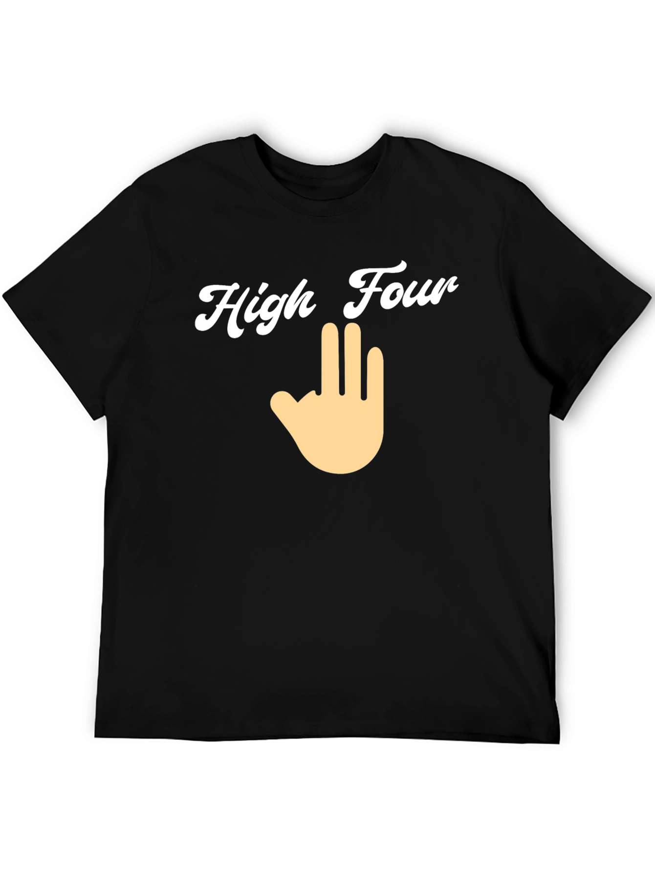 High Four Novelty Graphic T-Shirt