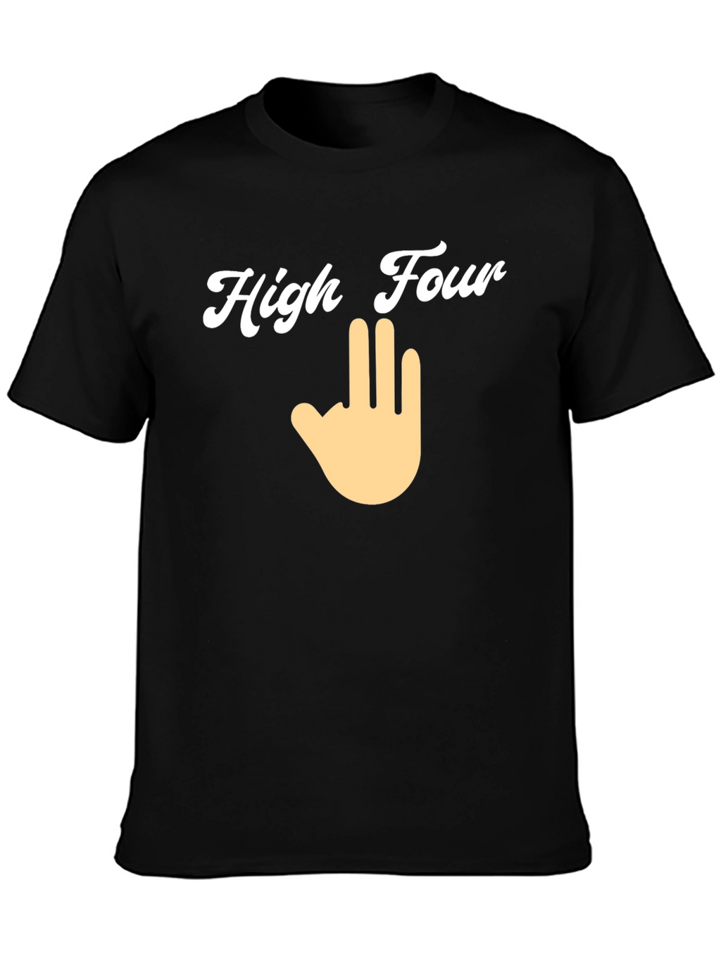 High Four Novelty Graphic T-Shirt