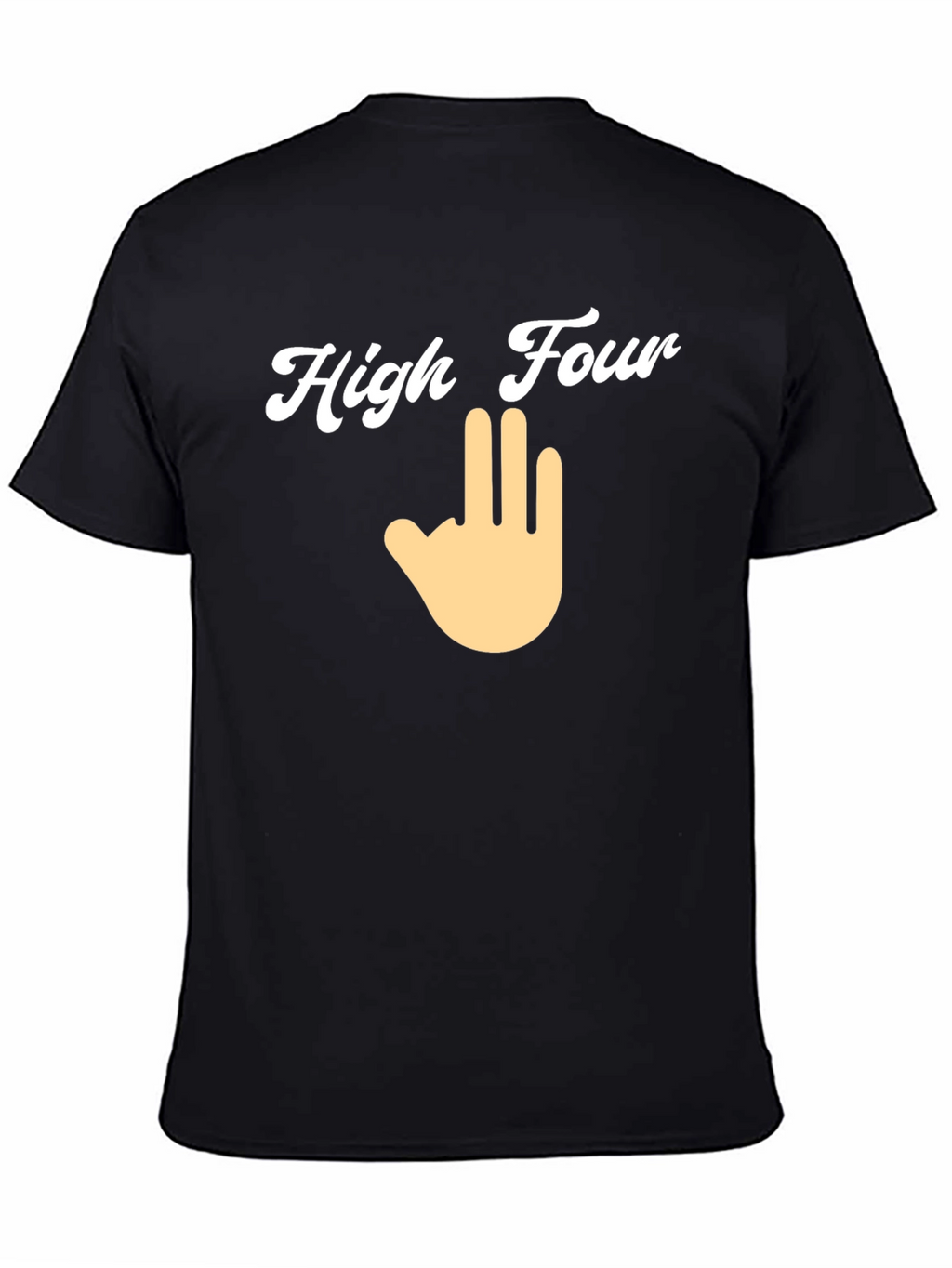 High Four Novelty Graphic T-Shirt