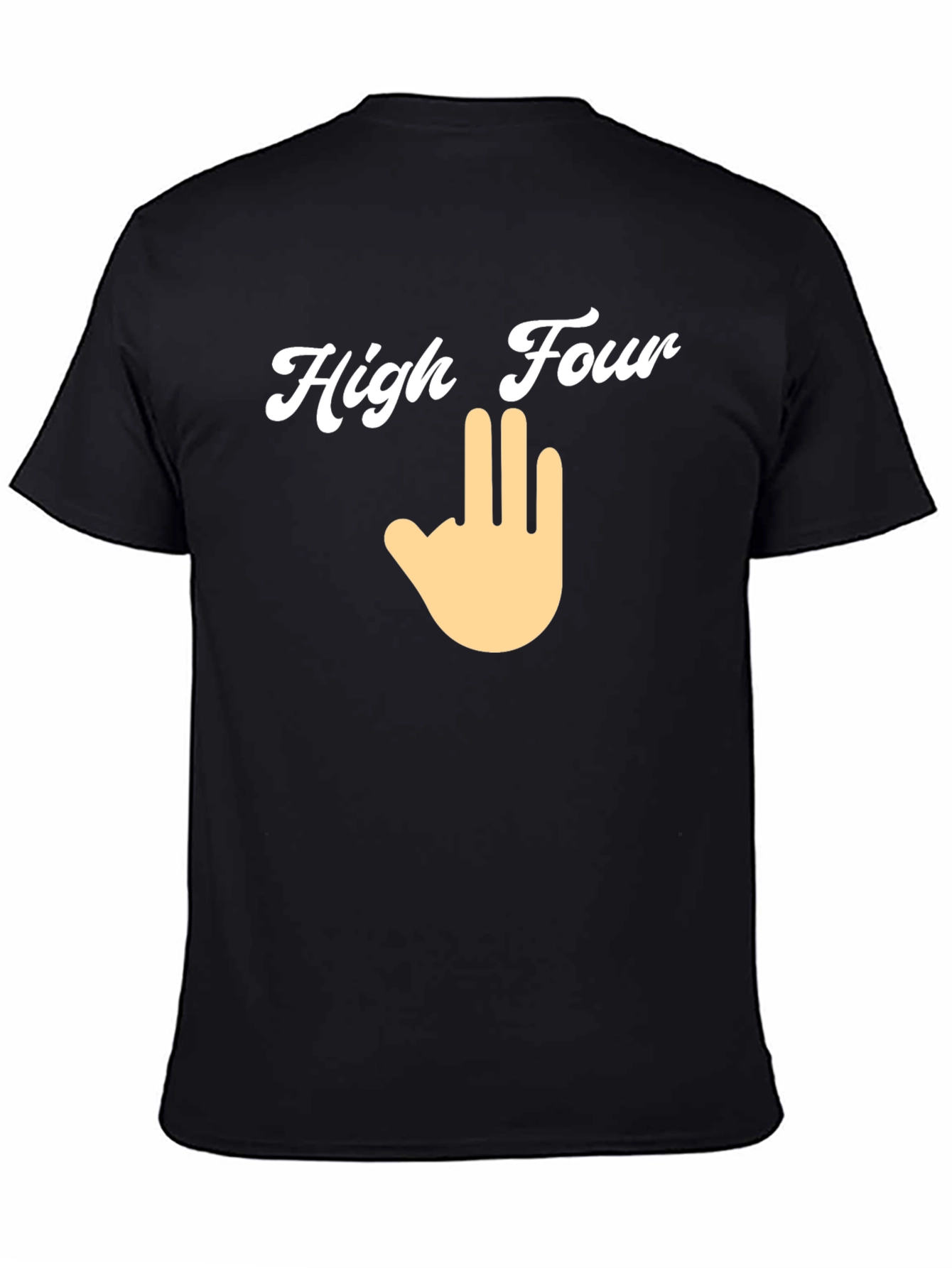 High Four Novelty Graphic T-Shirt