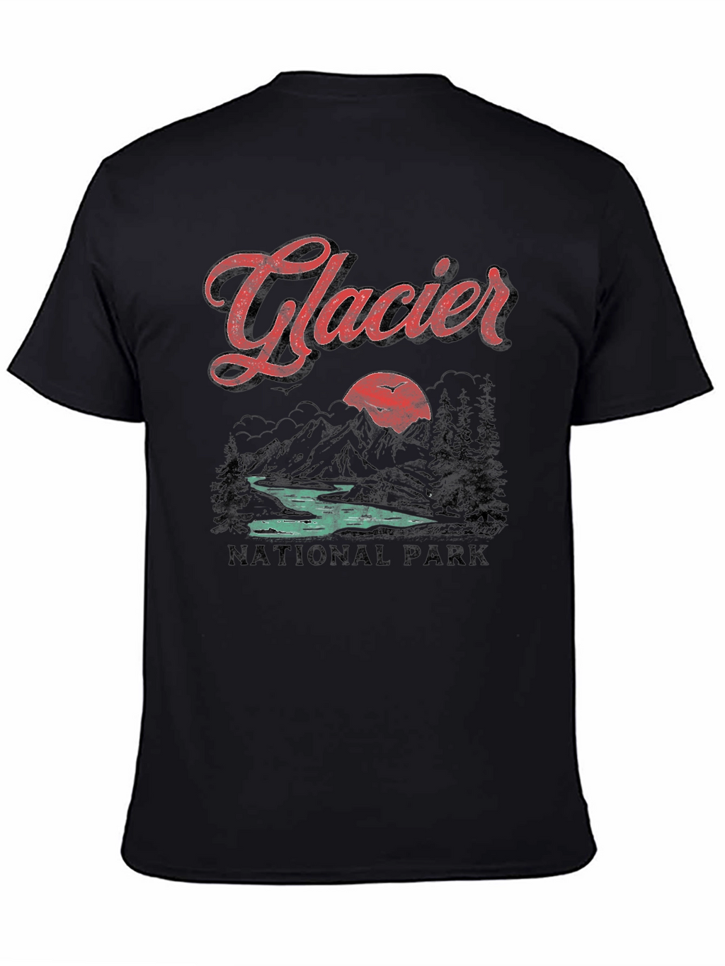 Glacier National Park Graphic T-Shirt